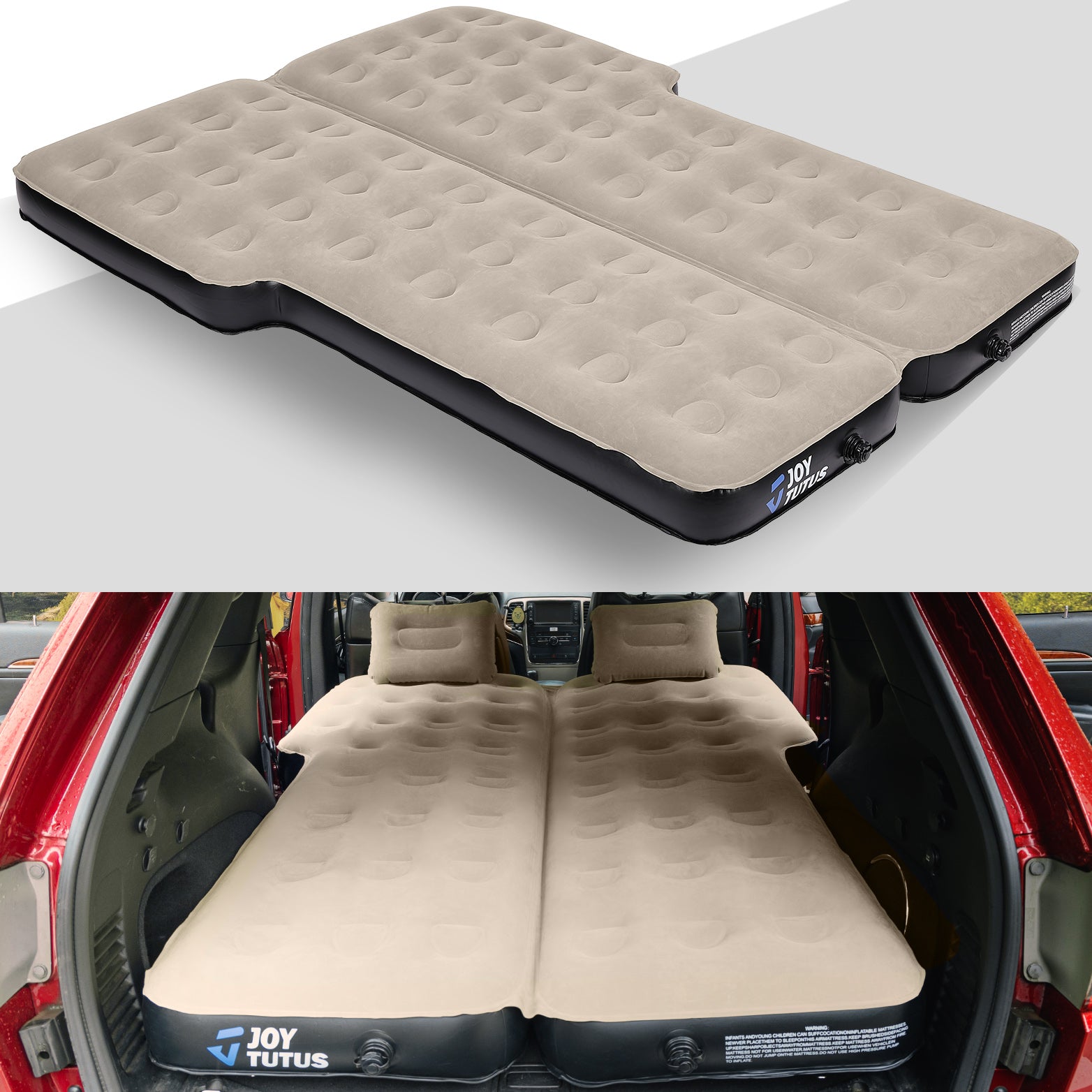 SUV & Truck Air Mattress for Car Camping, Foldable Design