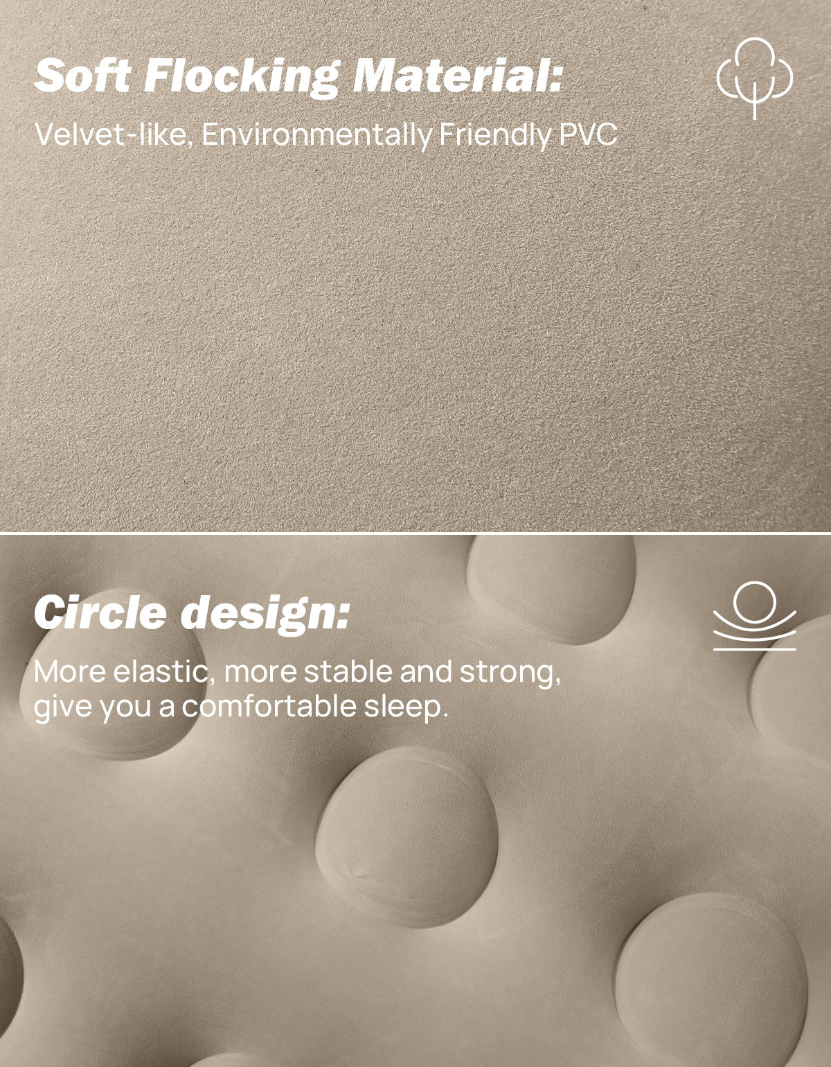 SUV & Truck Air Mattress for Car Camping, Foldable Design