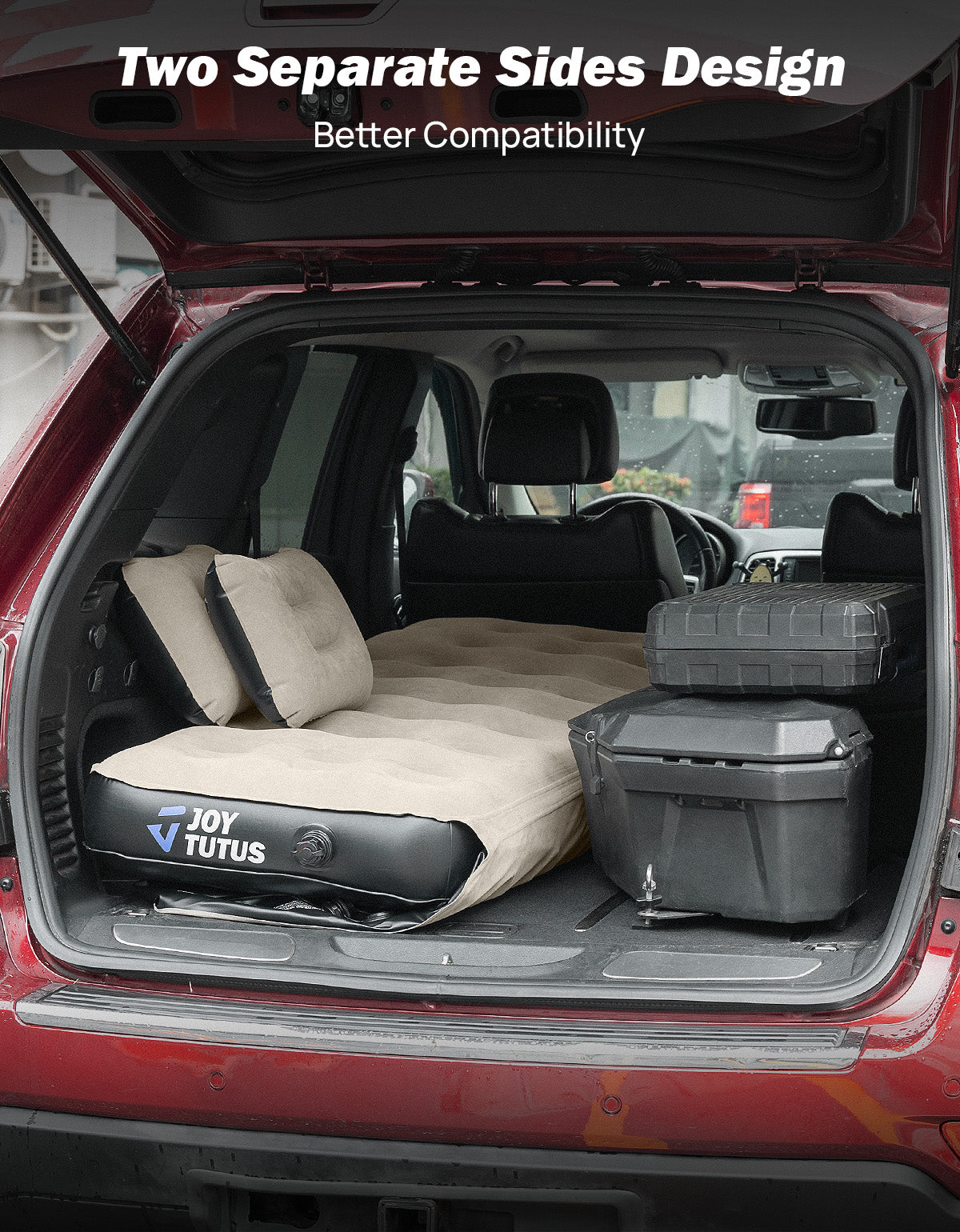 SUV & Truck Air Mattress for Car Camping, Foldable Design