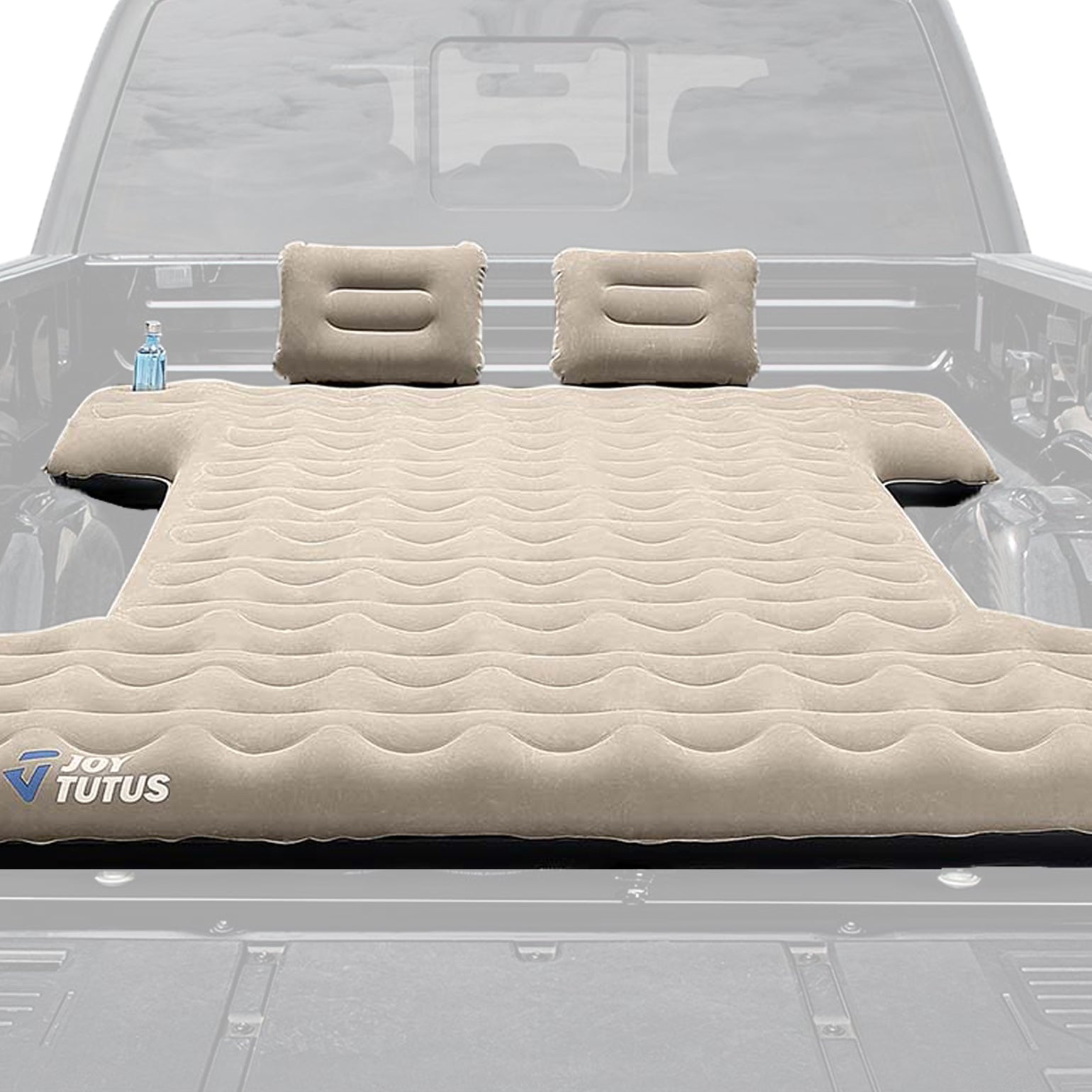 Universal Inflatable Air Mattress for Camping, Camel and Black, Full-Size Truck · Standard Bed (6.4–6.7 ft)