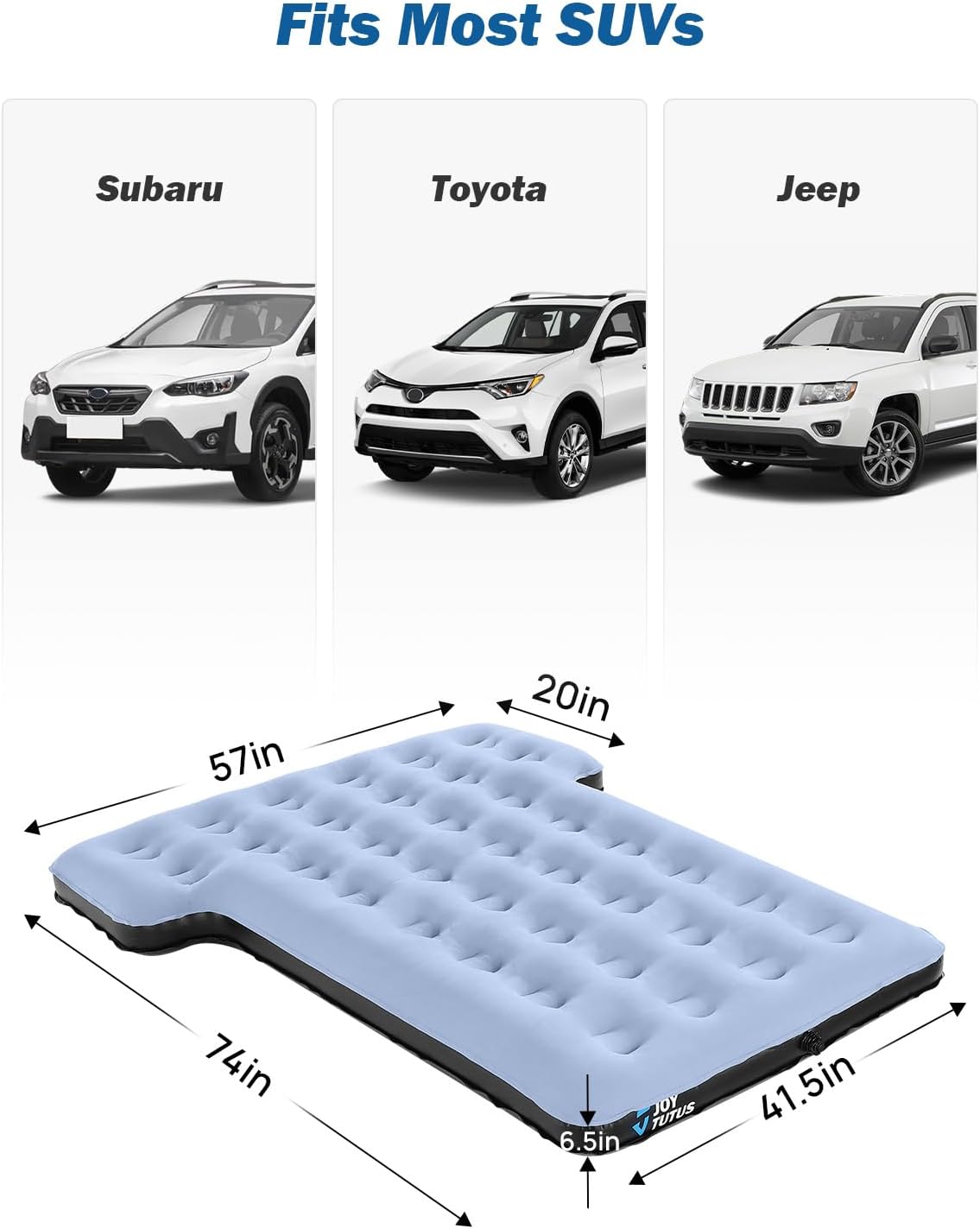 SUV Air Mattress with Electric Pump for Car Camping & Road Trips