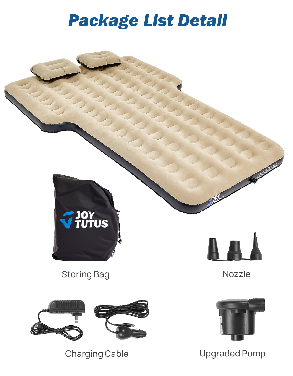 SUV Air Mattress Camping Bed with Electric Pump