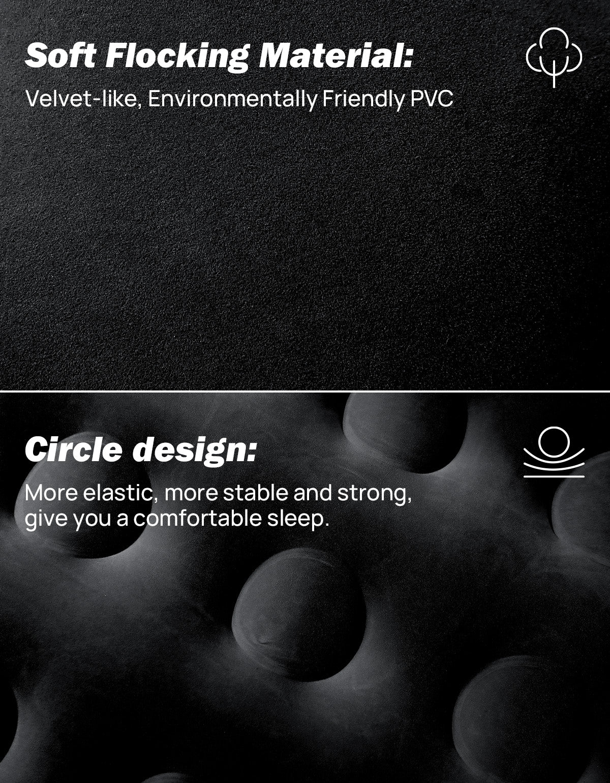 Truck Bed Air Mattress with Built-in Pump for 5.5–6.7 ft Beds – Camping Air Bed