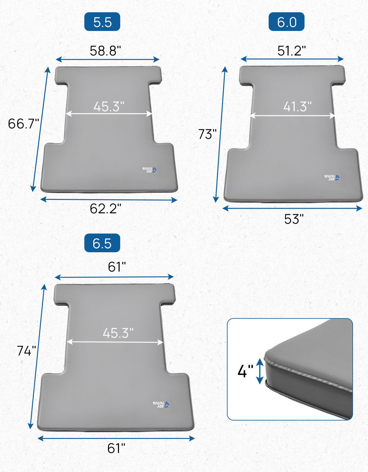 Truck Bed Camping Mattress – 4" Self-Inflating Foam & Air Sleeping Pad