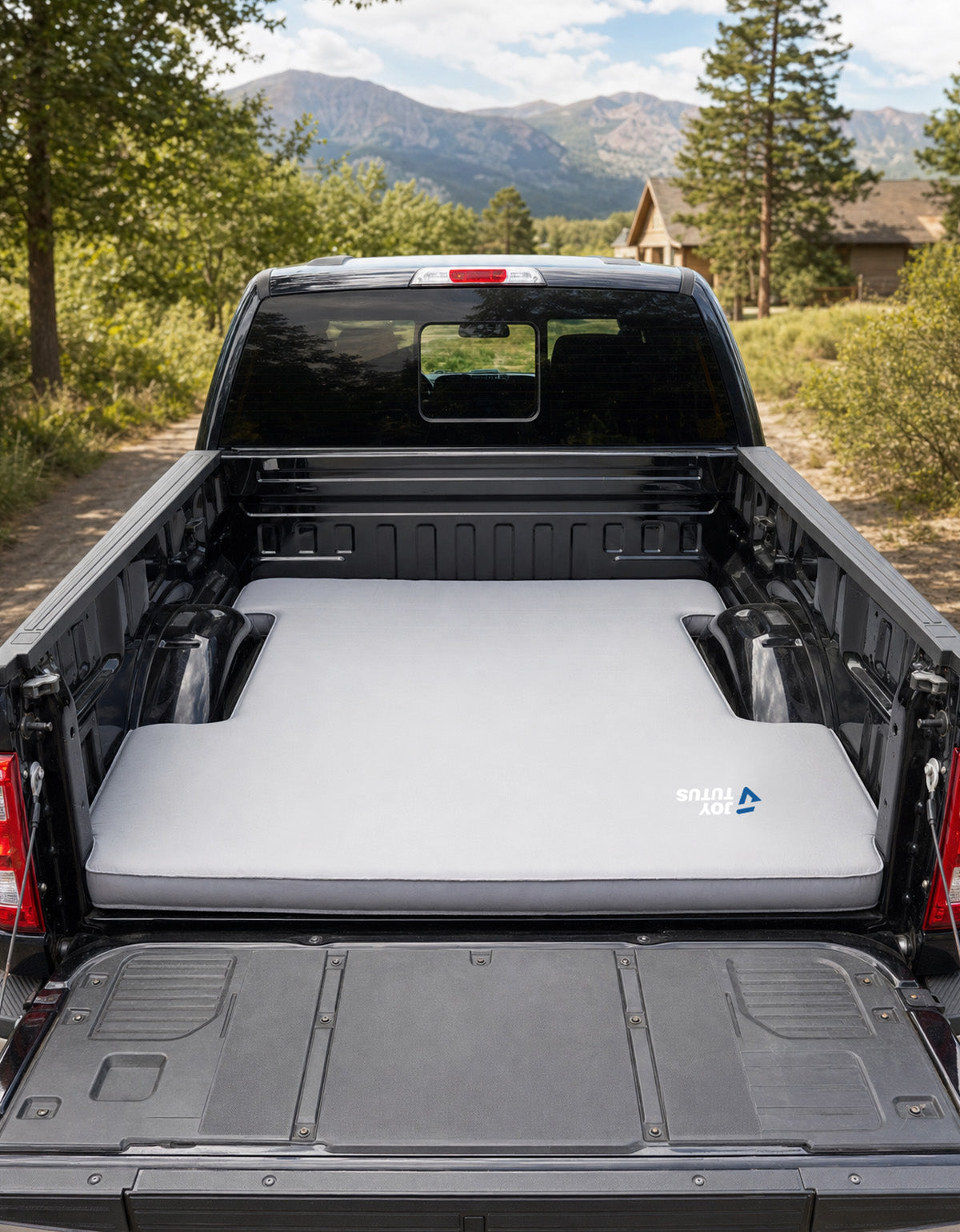 Truck Bed Camping Mattress – 4" Self-Inflating Foam & Air Sleeping Pad
