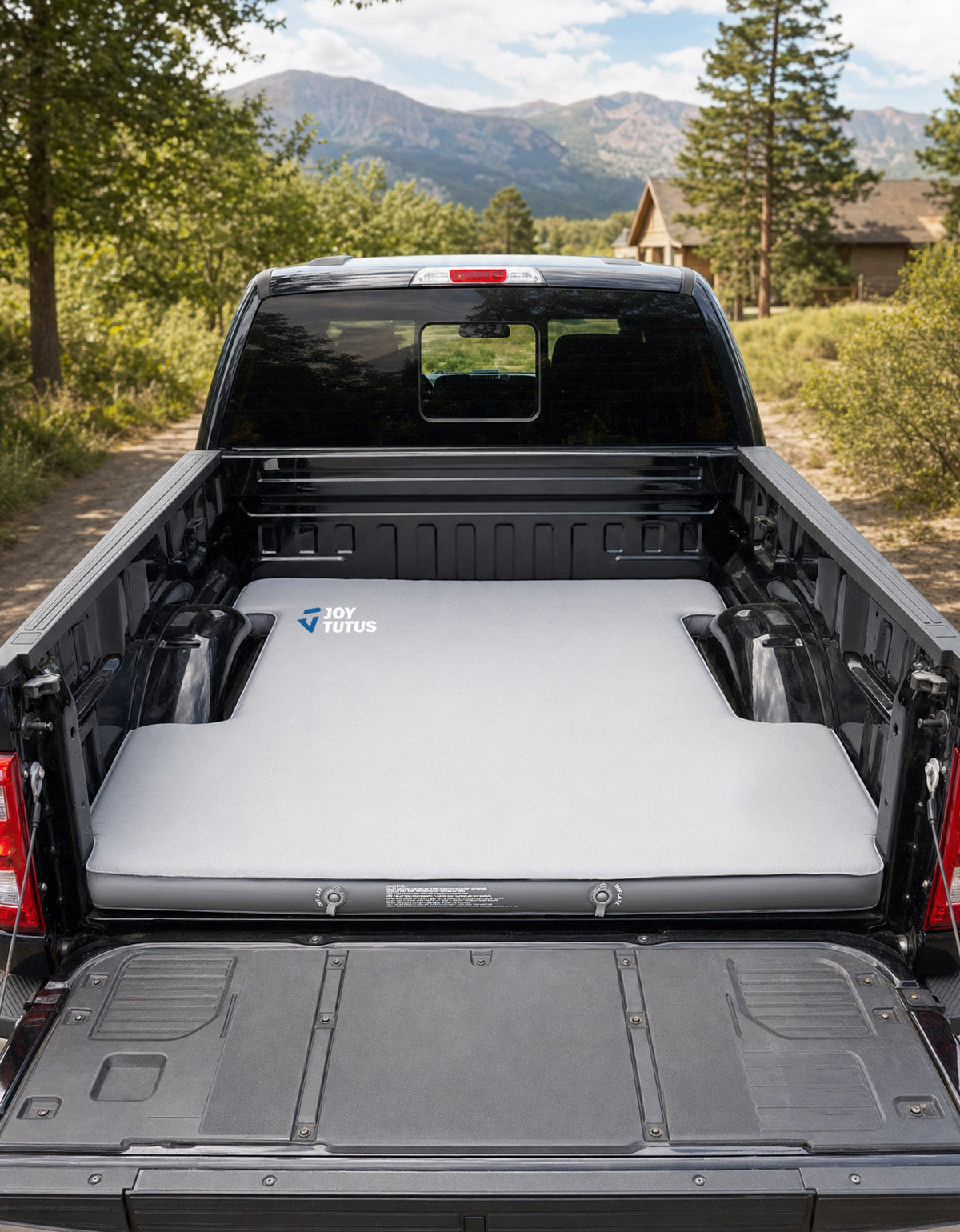 Truck Bed Camping Mattress – 4" Self-Inflating Foam & Air Sleeping Pad