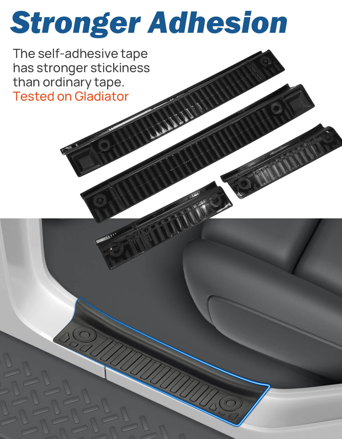 Gladiator Door Sill Guards Compatible with Gladiator JT 2020-2025