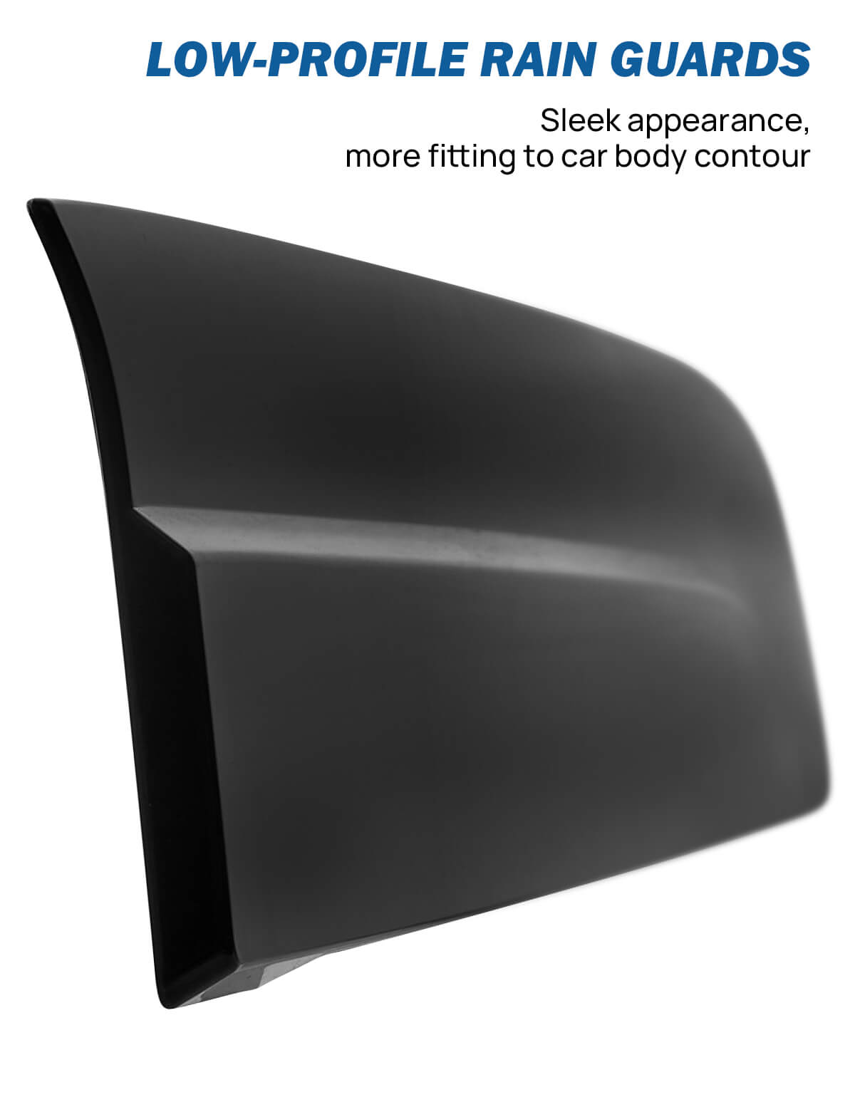 Low Profile Rain Guards Compatible with 2024 2025 Tacoma Double Cab