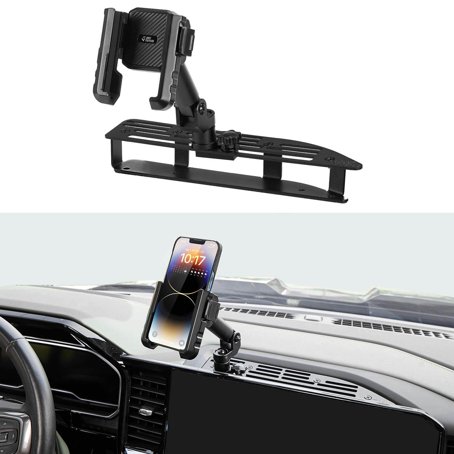 Metal Dash Platform Mount Phone Holder Compatible with Silverado & Sierra 2022+