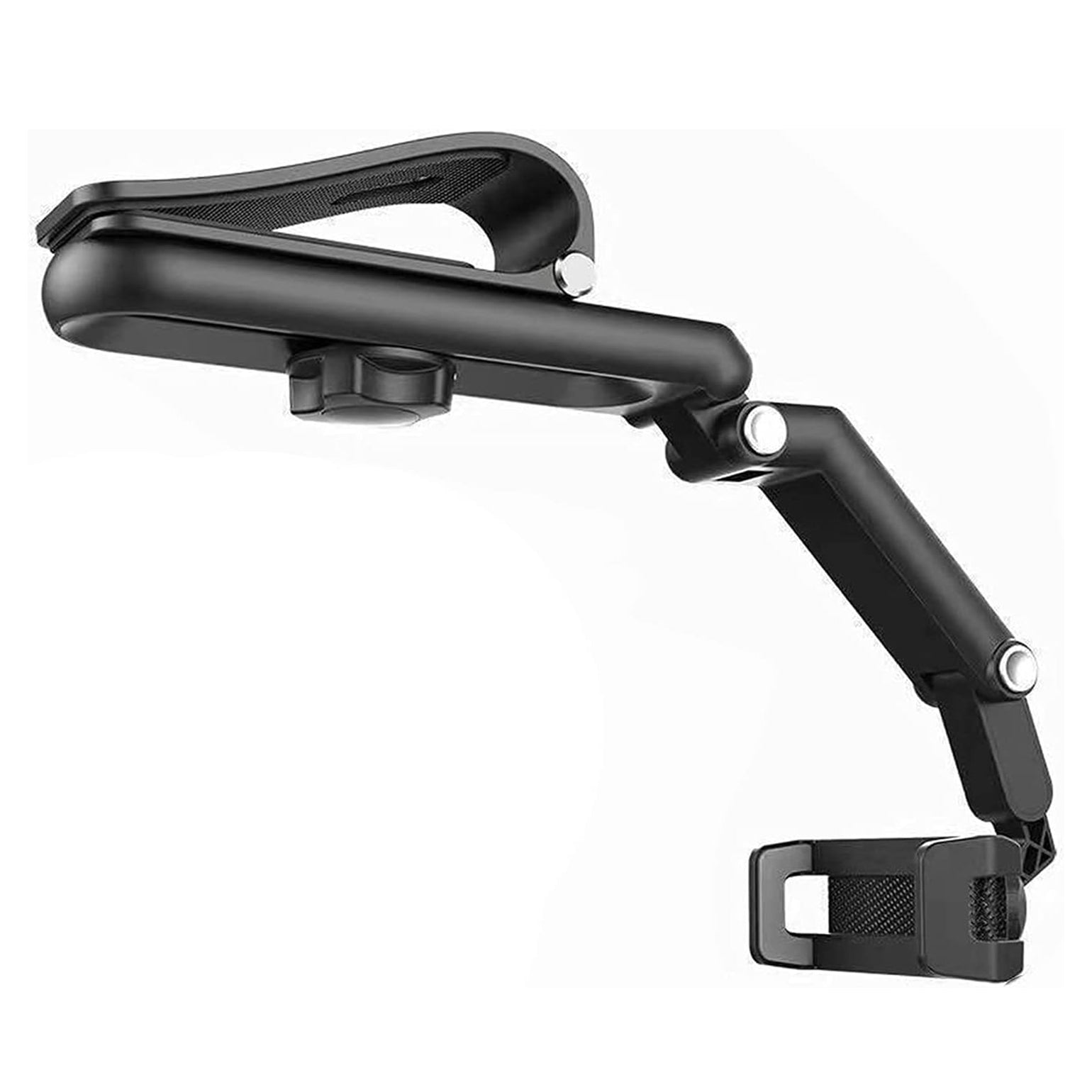 360° Rotating Car Phone Holder for Sun Visor & Rearview Mirror