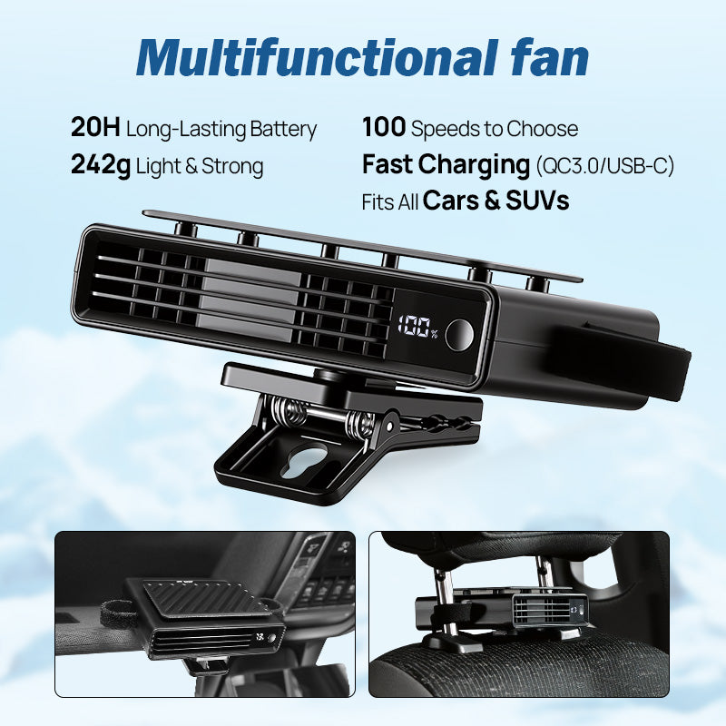 Portable Car Cooling Fan for Trucks & SUVs