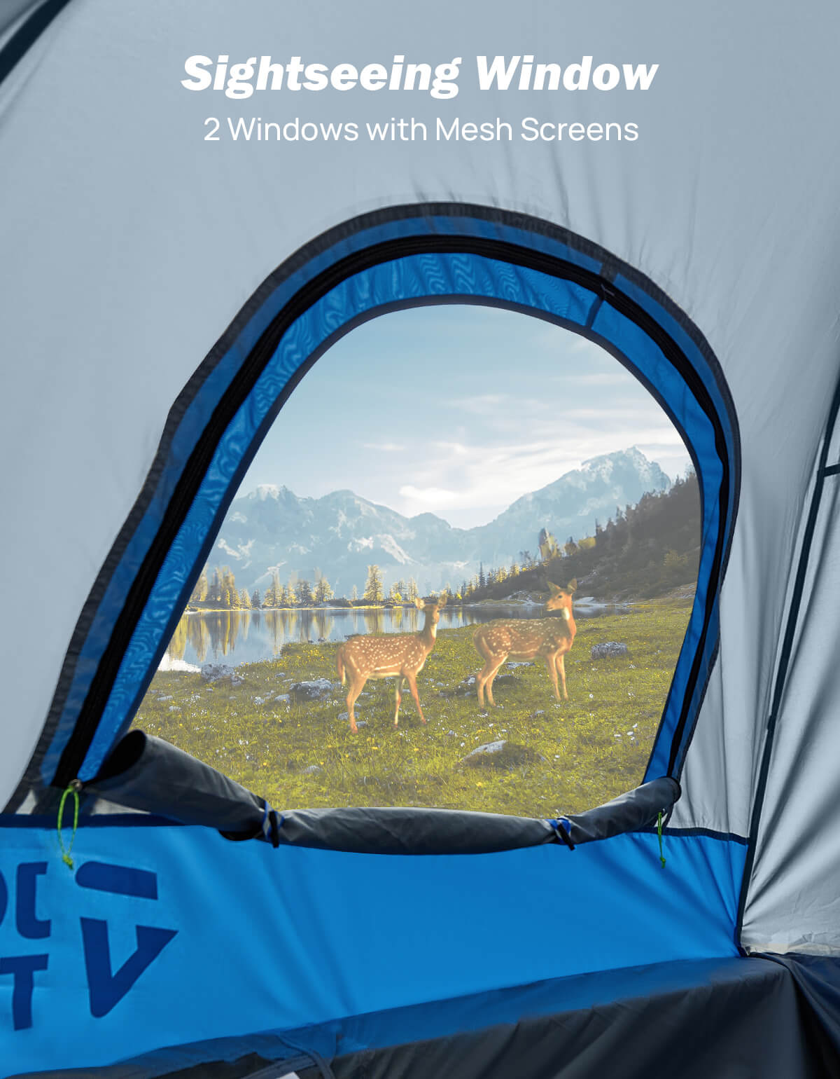 Truck Tent, Portable Truck Bed Tent for 5.5'-5.8' with Rainfly