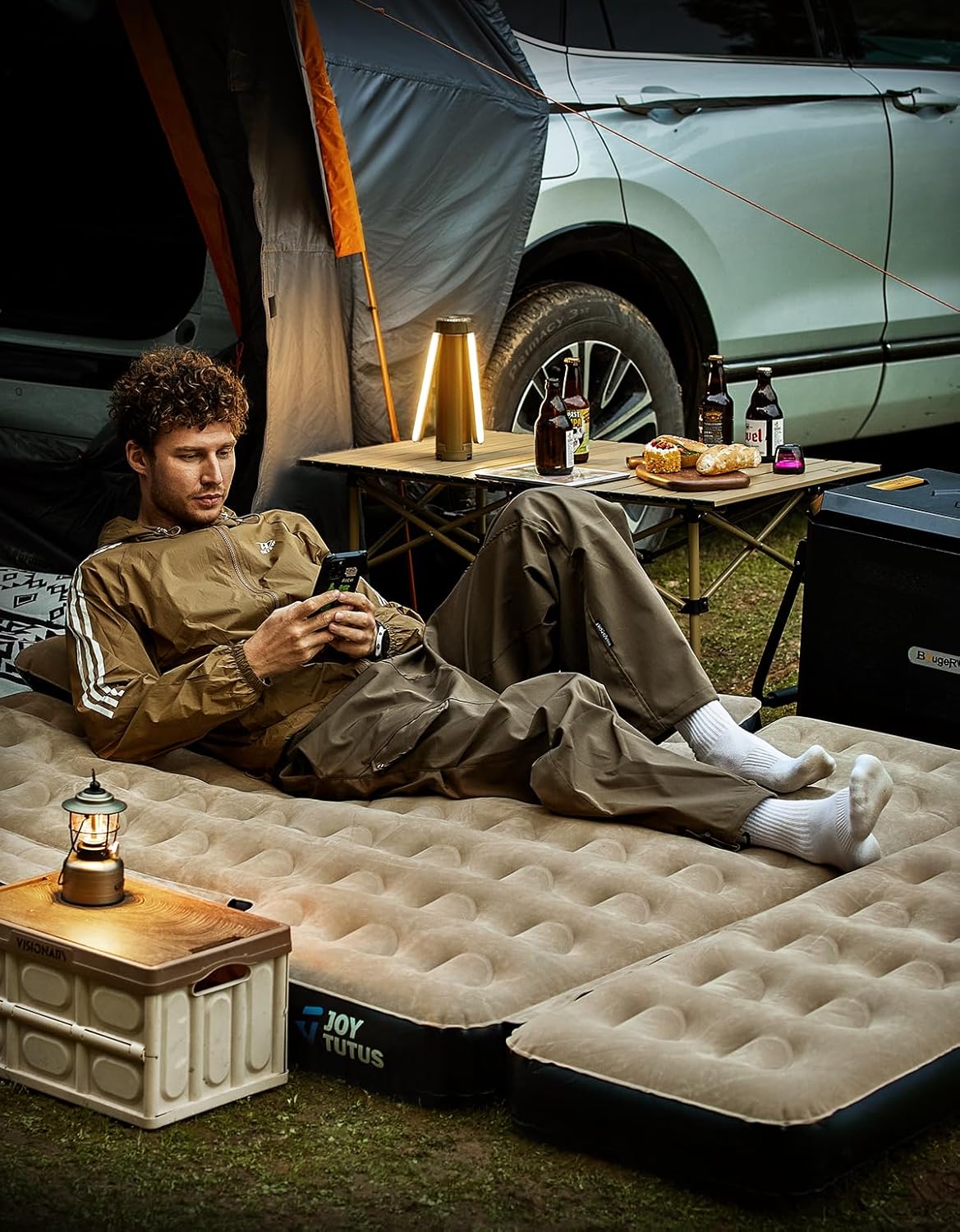 Truck Bed Air Mattress for Full-Size Beds w/ Extension