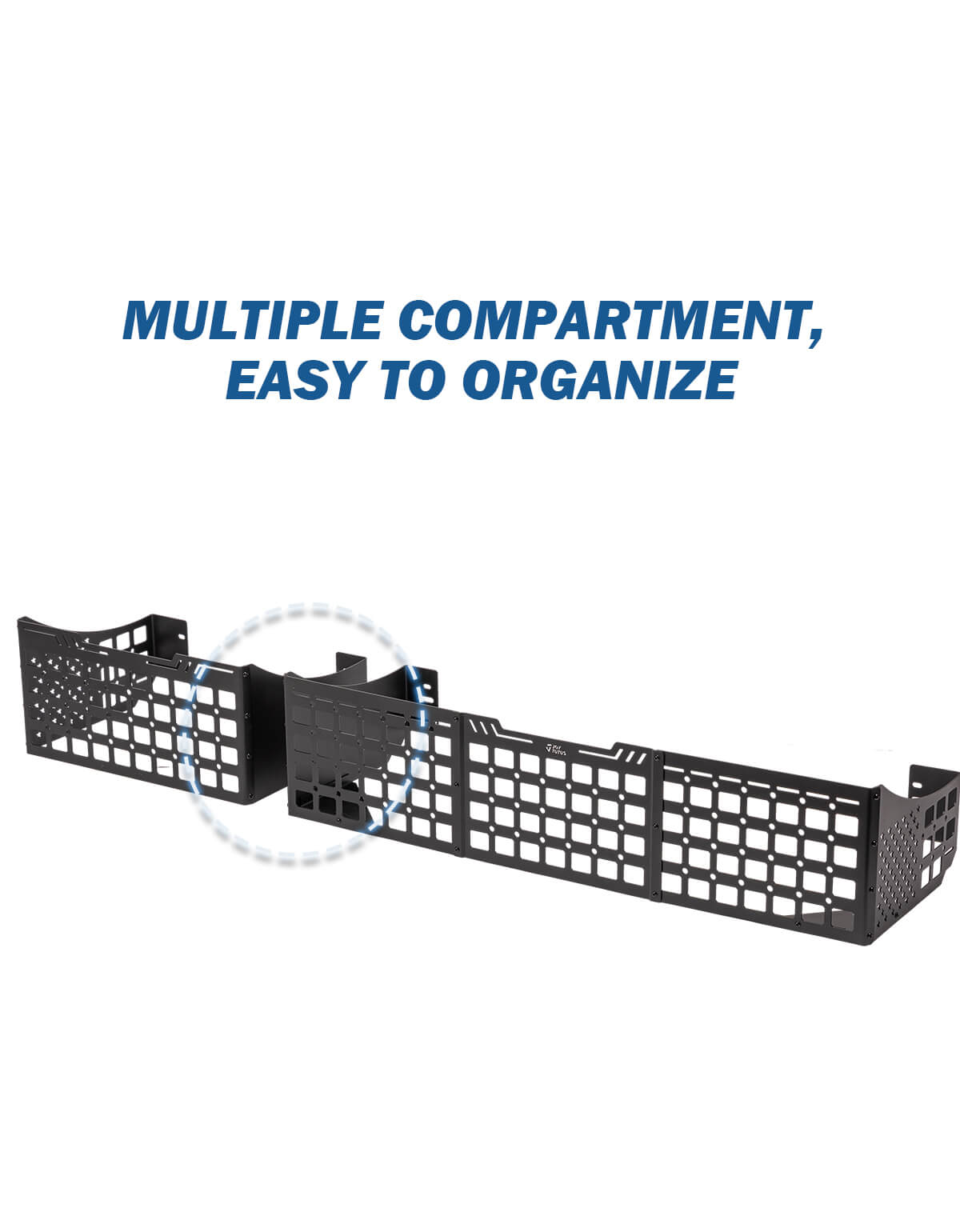 Under Seat Storage Molle Panel for F-150 2015–2025 & F-250/F-350 SuperCrew