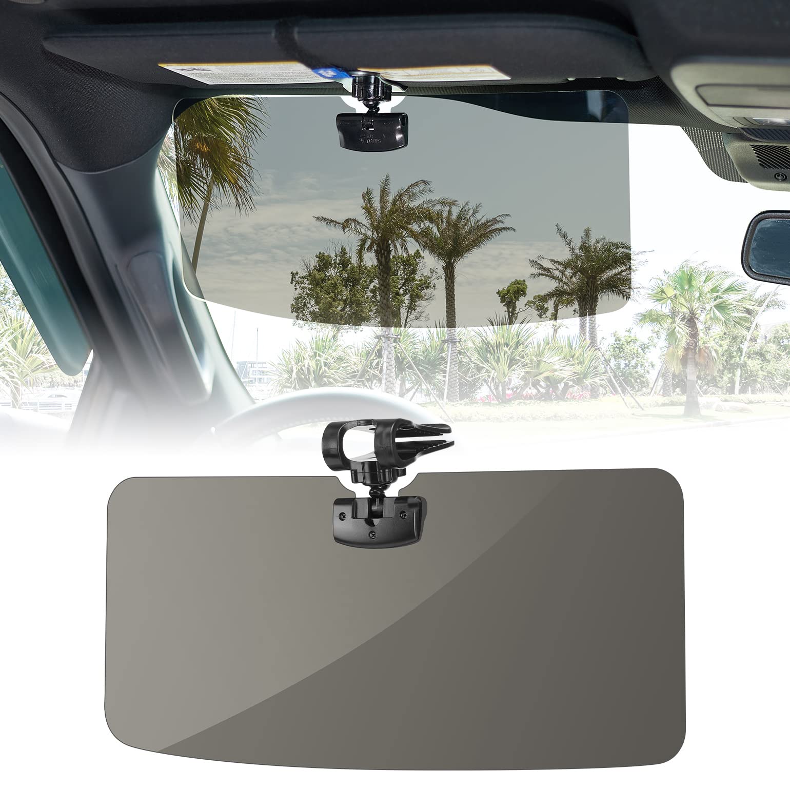 18.6" Universal Anti-Glare Polarized Sun Visor Extender