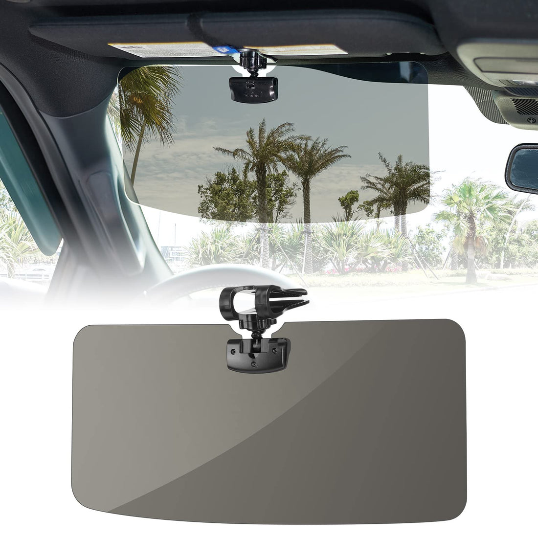 Sun Visor for Car, Universal Anti-Glare Polarized Sun Visor Extender , UV400 Car Visor Extension Protect