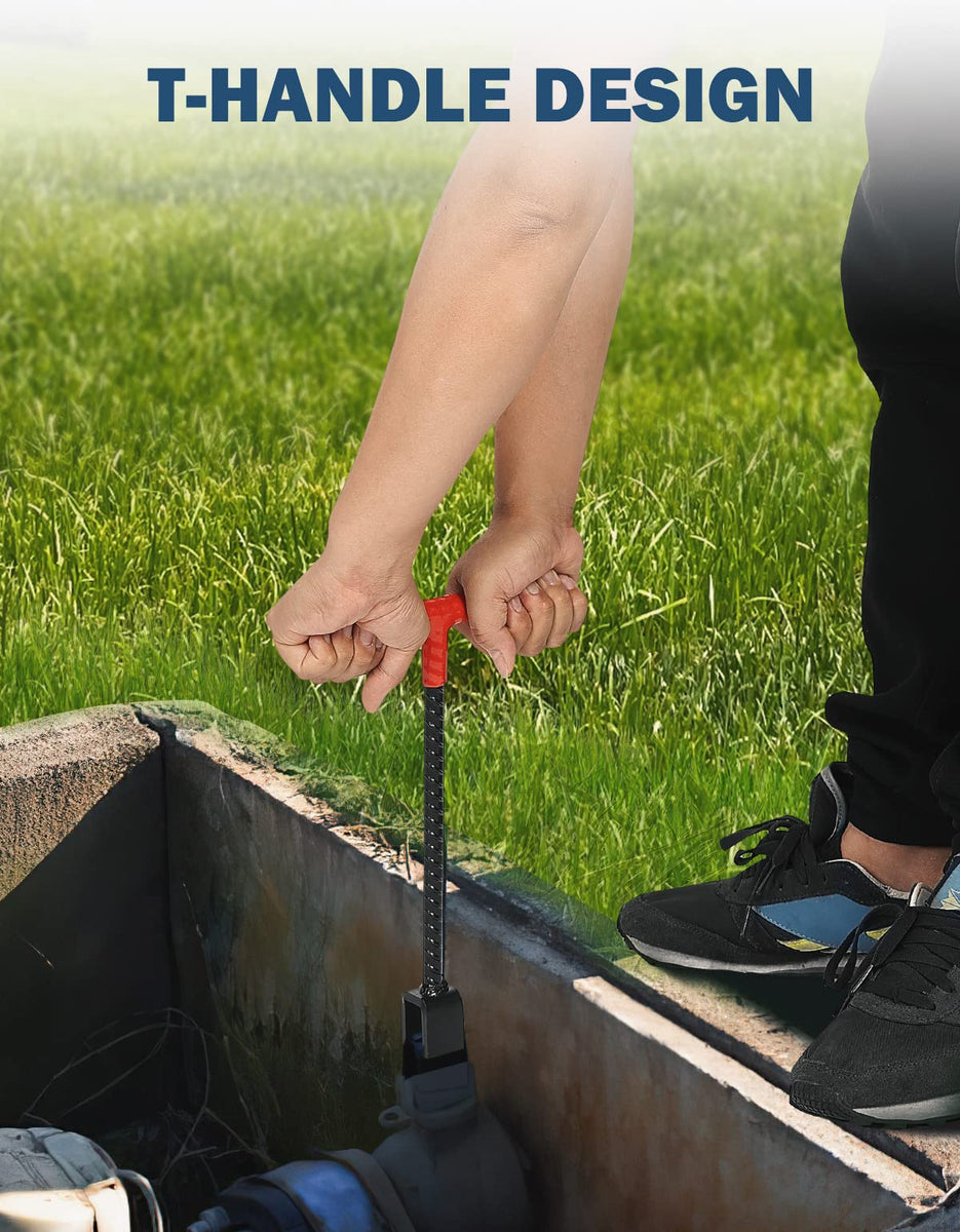 12" 17" Water Meter Key, Water Shut Off Tool , THandle Water Valve Ke