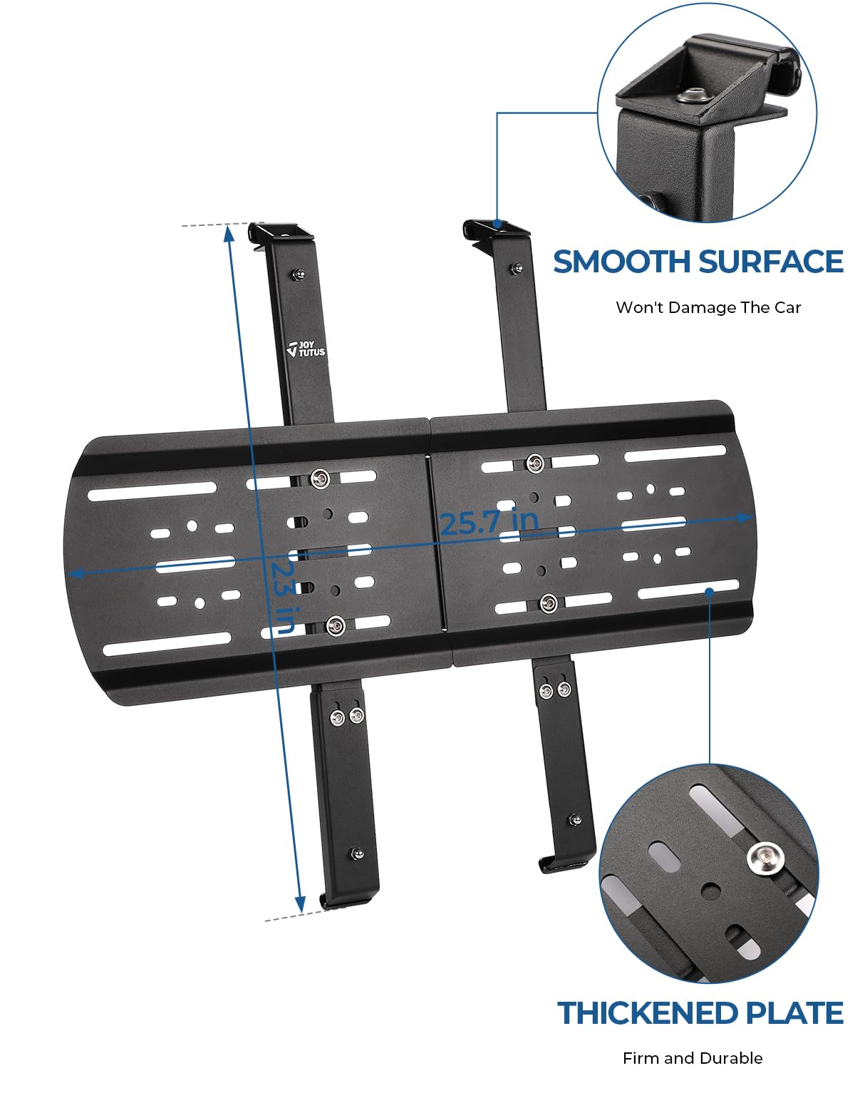 Rear Window Storage Panel Kit Fit for Wrangler JL, Mounting Plate Kits