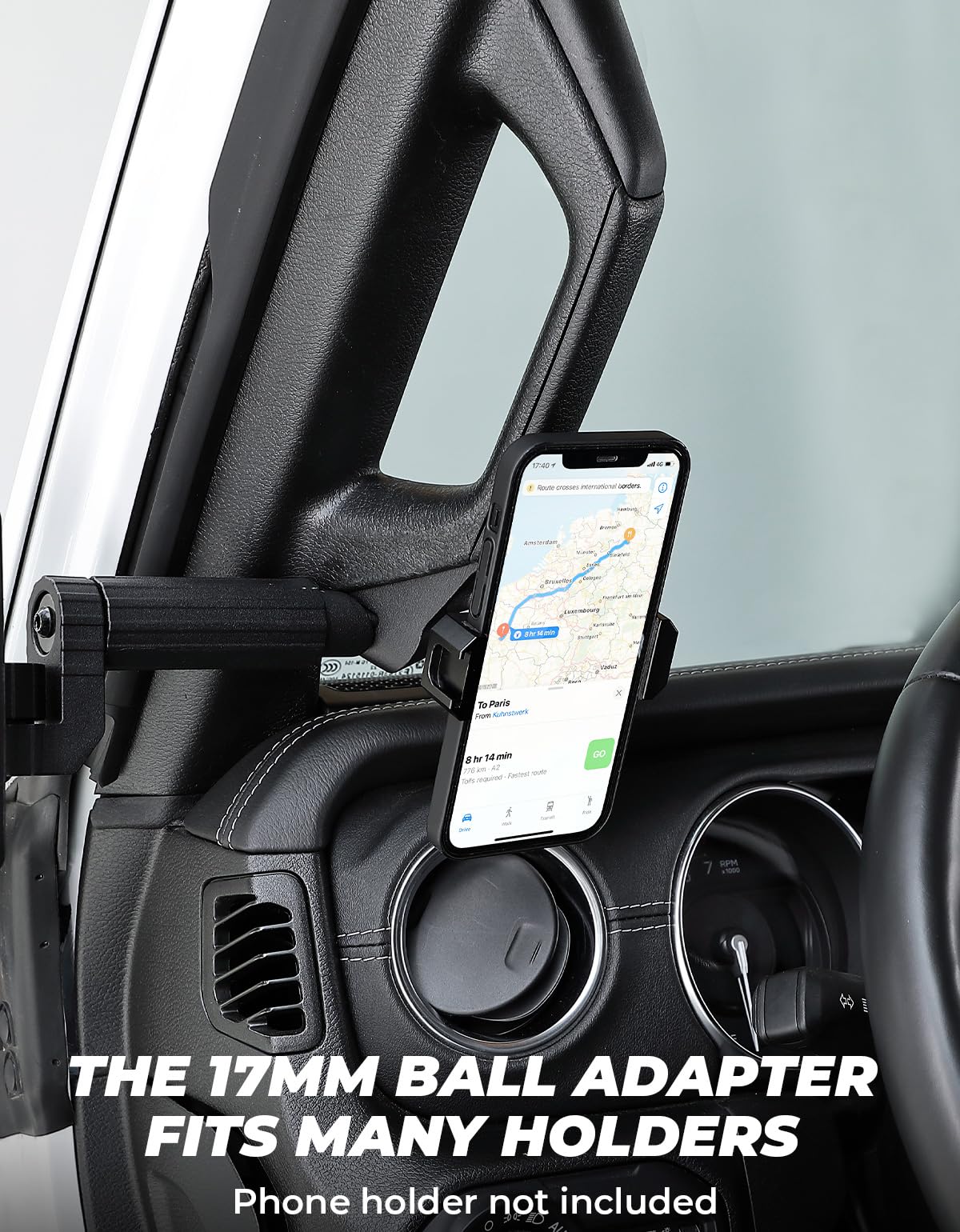 Doors Off Mirrors Fit for Wrangler JL/JLU 2018-23 & Gladiator JT 2020-23