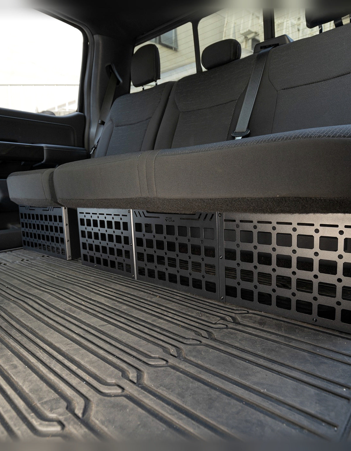 Under Seat Storage MOLLE Panel for 2015–2026 Ford F-150 SuperCrew & 2017–2026 F-250/F-350 Crew Cab