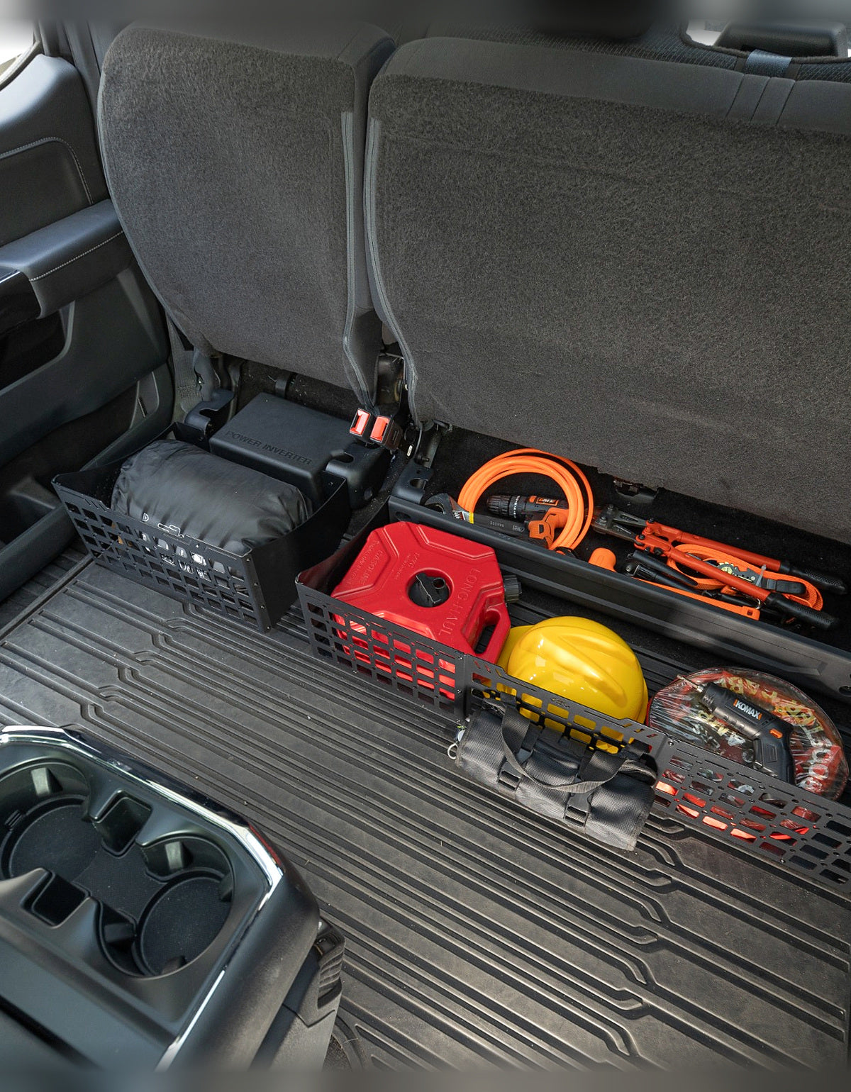 Under Seat Storage MOLLE Panel for 2015–2026 Ford F-150 SuperCrew & 2017–2026 F-250/F-350 Crew Cab