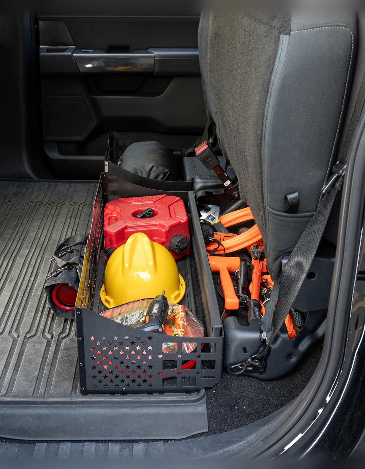 Under Seat Storage MOLLE Panel for 2015–2026 Ford F-150 SuperCrew & 2017–2026 F-250/F-350 Crew Cab