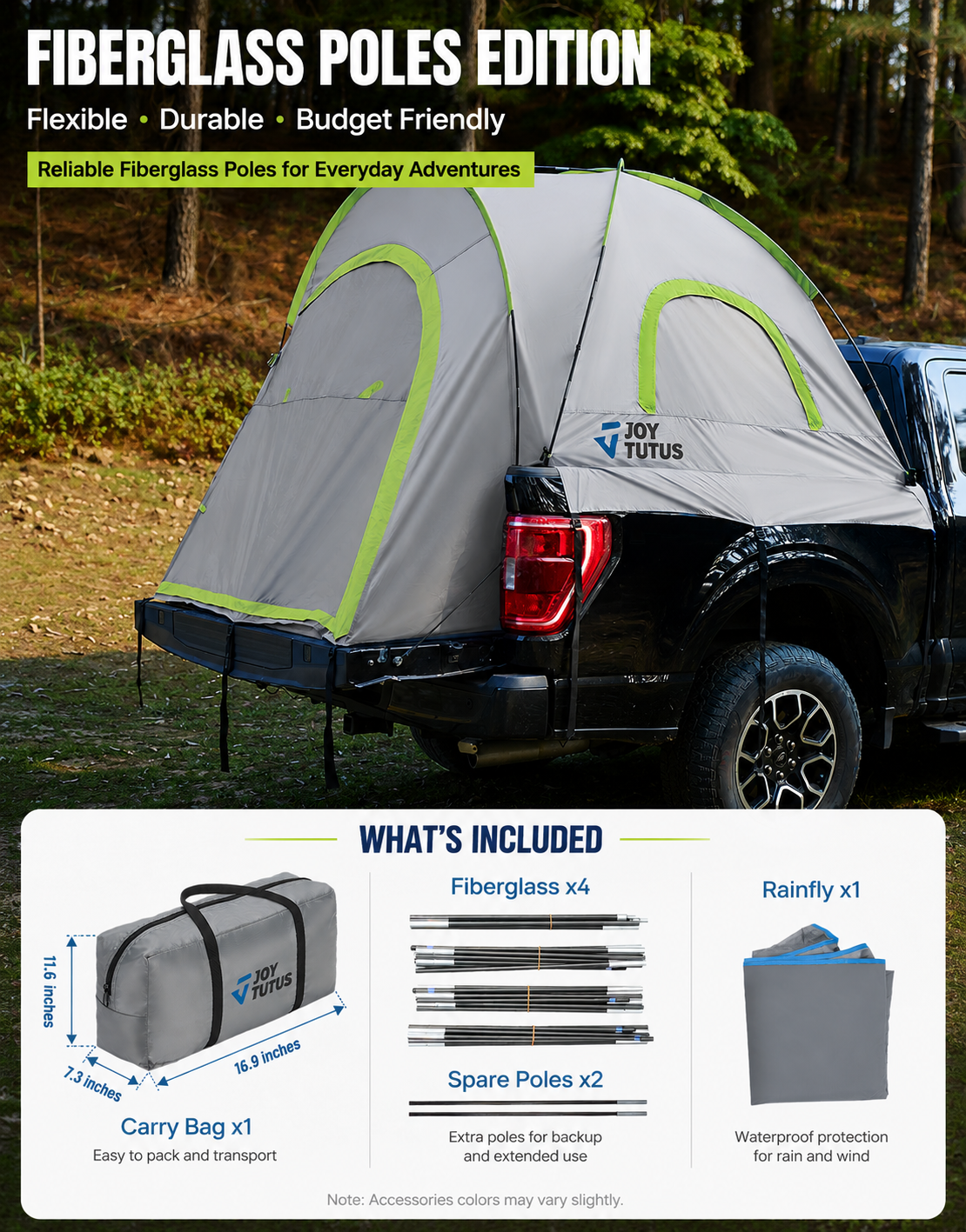 Waterproof Pickup Truck Tent for Camping