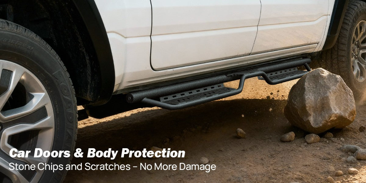 RAM running boards for car protection