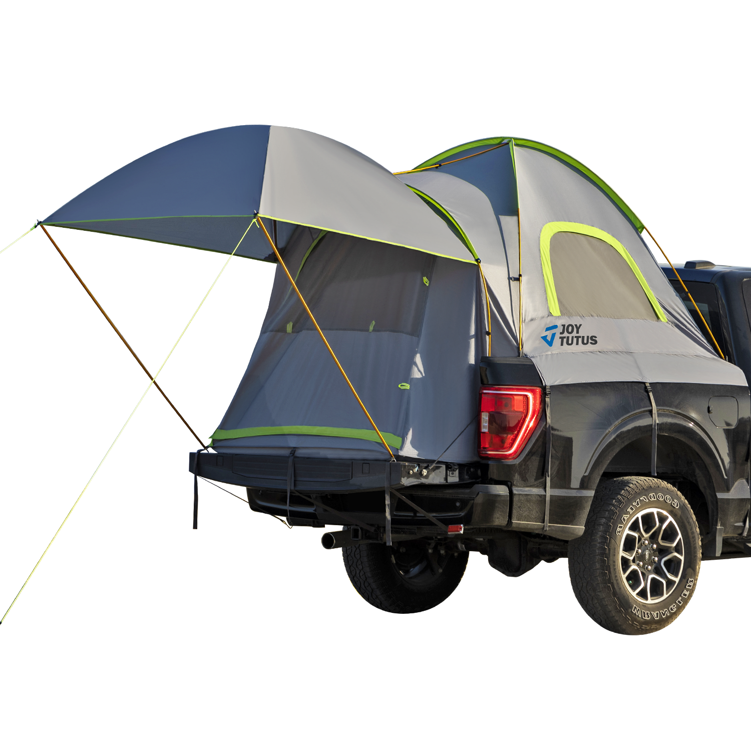 Pickup Truck Tent 6.5ft Bed Tent with Removable Awning, for 2 Person,T