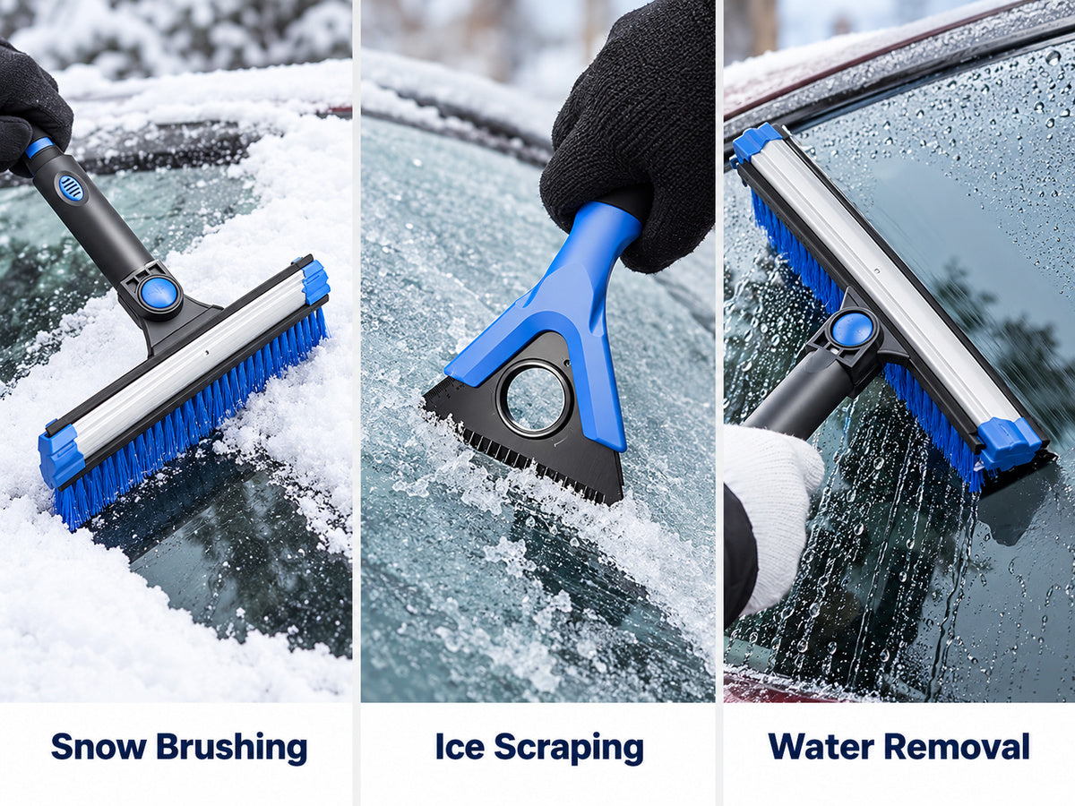 BRUSH. SCRAPE. SQUEEGEE.