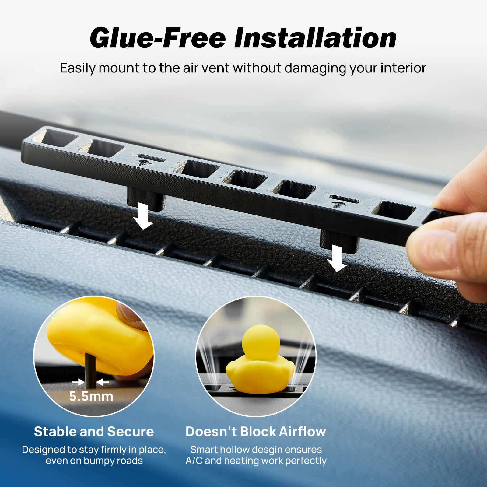 Duck Holder for Jeep Wrangler JK (2007–2018) – 18 Duck Vent Mount