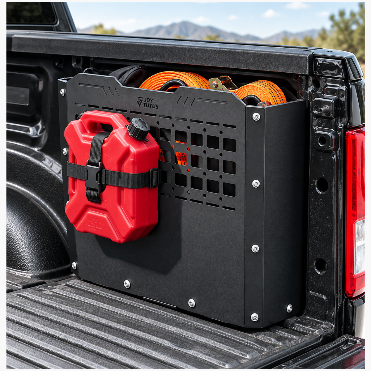 57L Metal Truck Bed Storage Box with MOLLE Panel for Ford F-150, F-250 & F-350 (2015–2026)