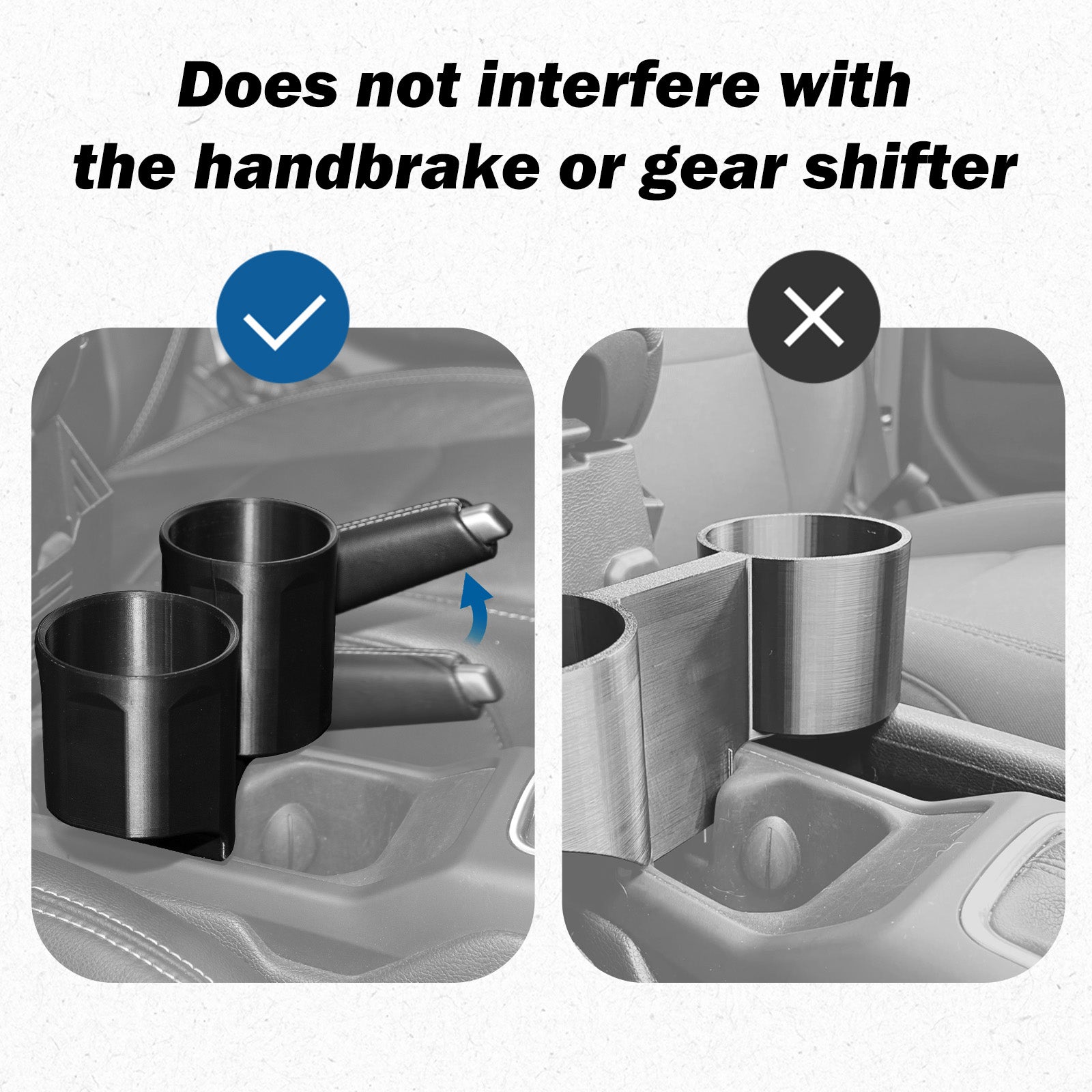 The Original Double 3rd Cup Holder for Jeep JL & Gladiator