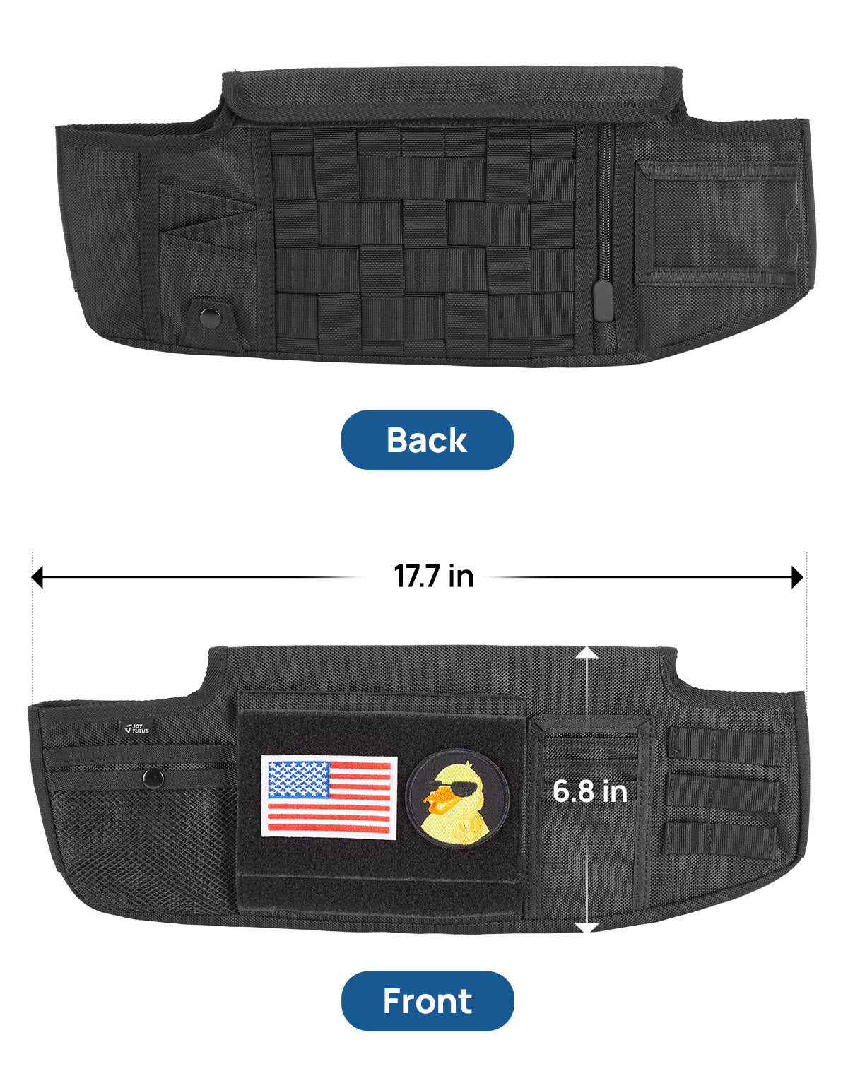 Sun Visor Organizer for Wrangler JL & Gladiator JT 2018–2026