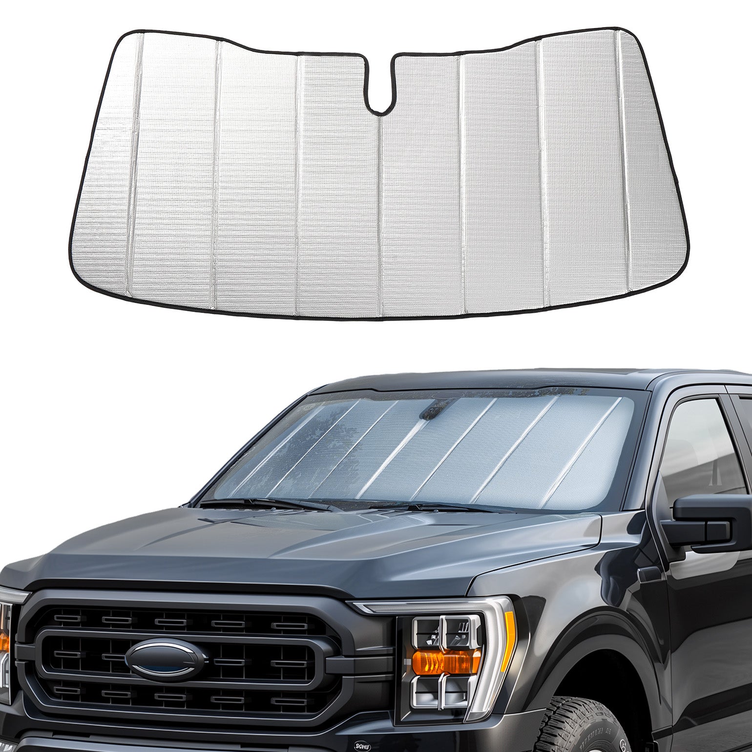 Windshield Sun Shade for Ford F150 F250 F350 (2015–2026)