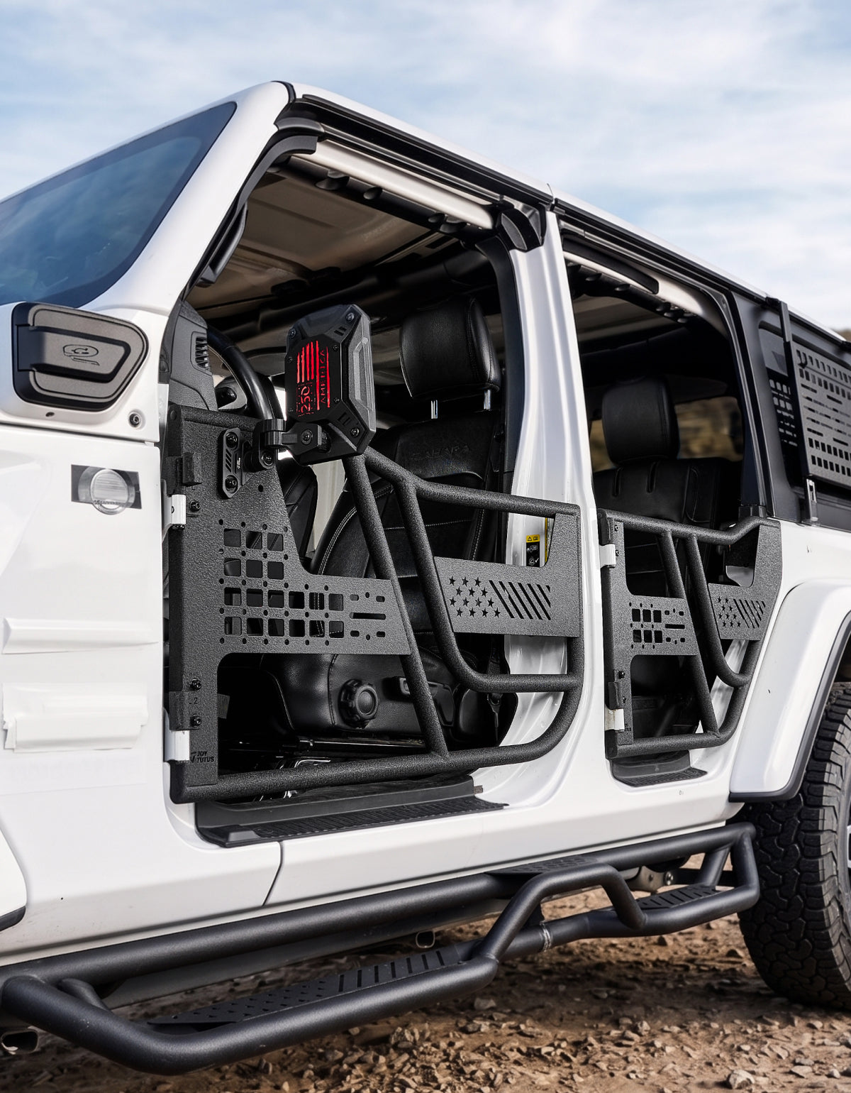 Tube Half Doors for Jeep Wrangler JL & Gladiator JT – 4 Door Off-Road Doors