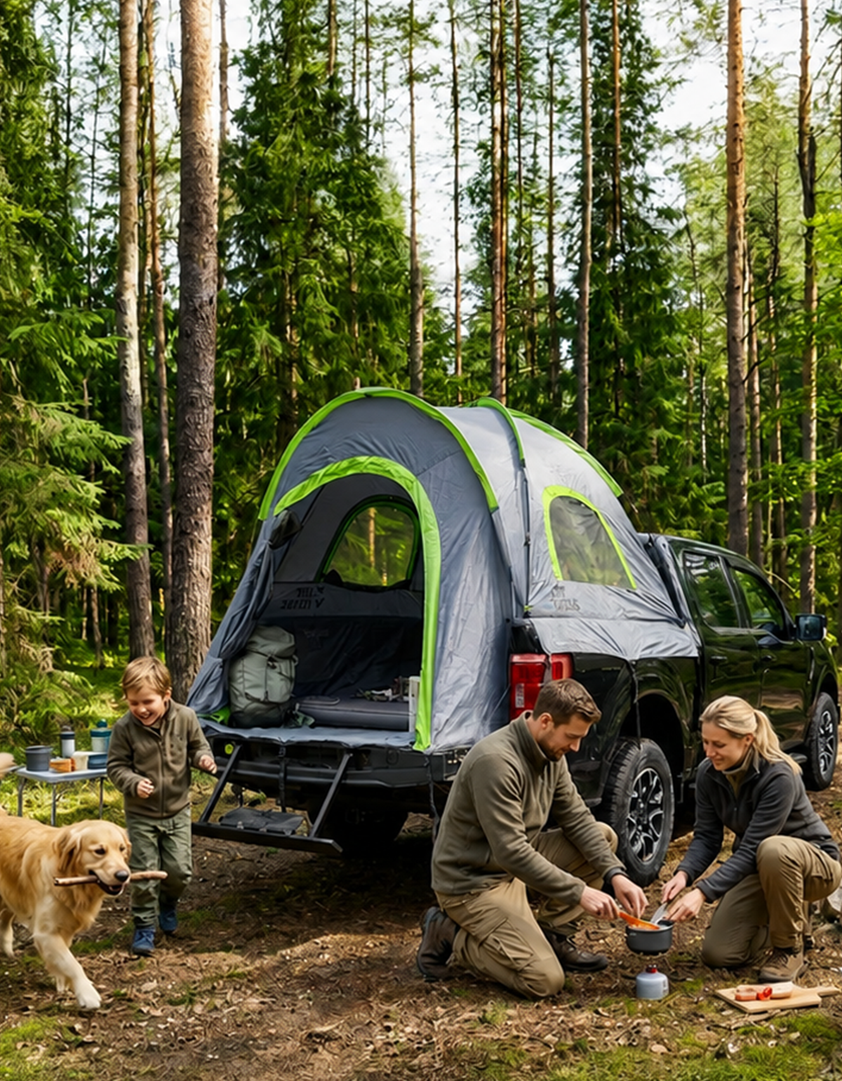 Waterproof Pickup Truck Tent for Camping