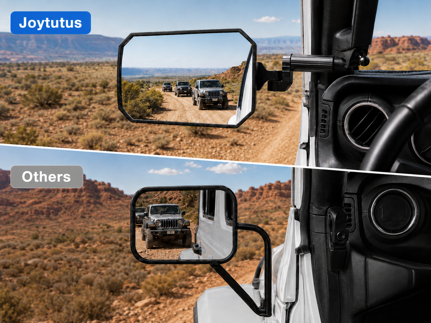 8.9" Wider Vision Mirror