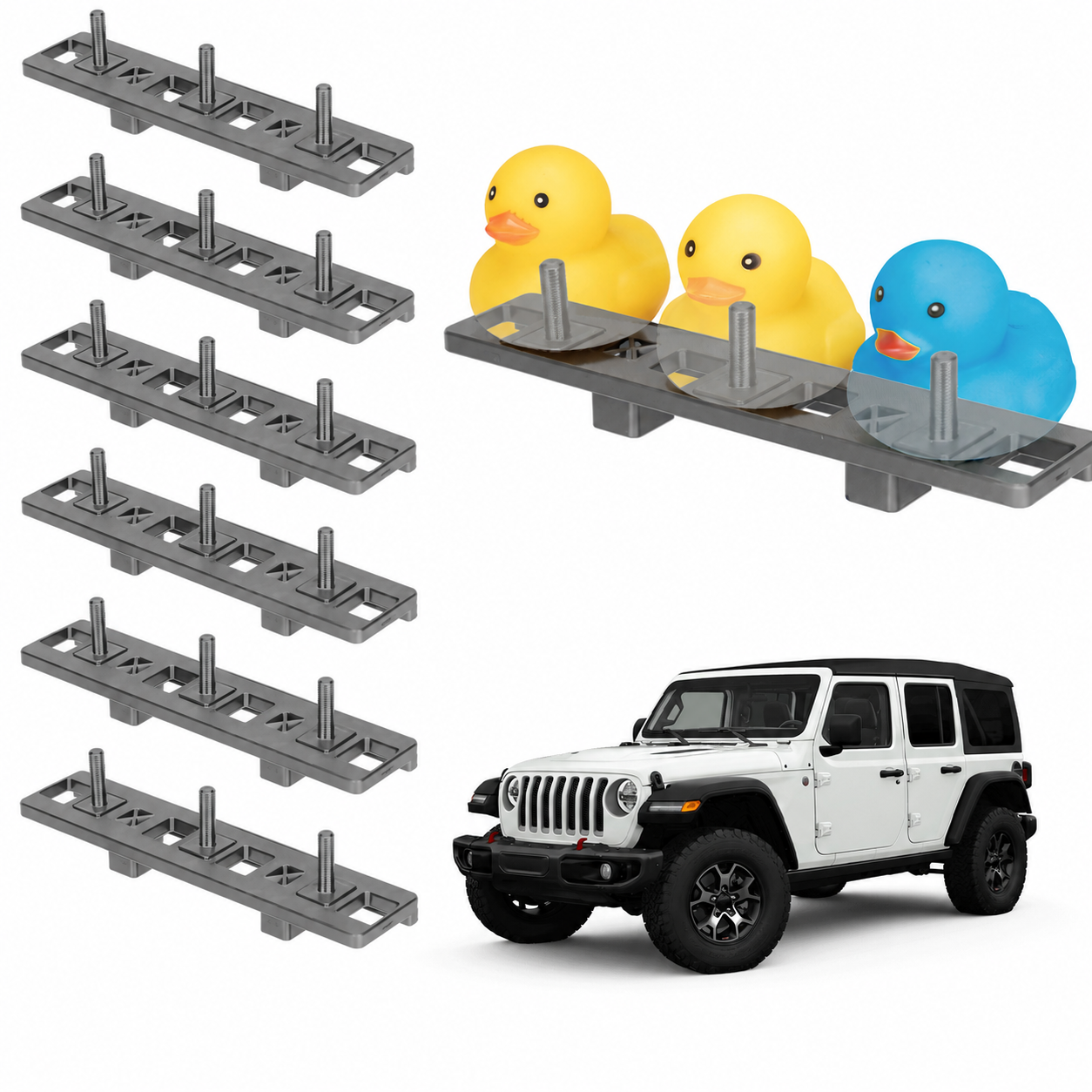 Duck Holder for Jeep Wrangler JL/JT (2018-2023) - 6 Pack