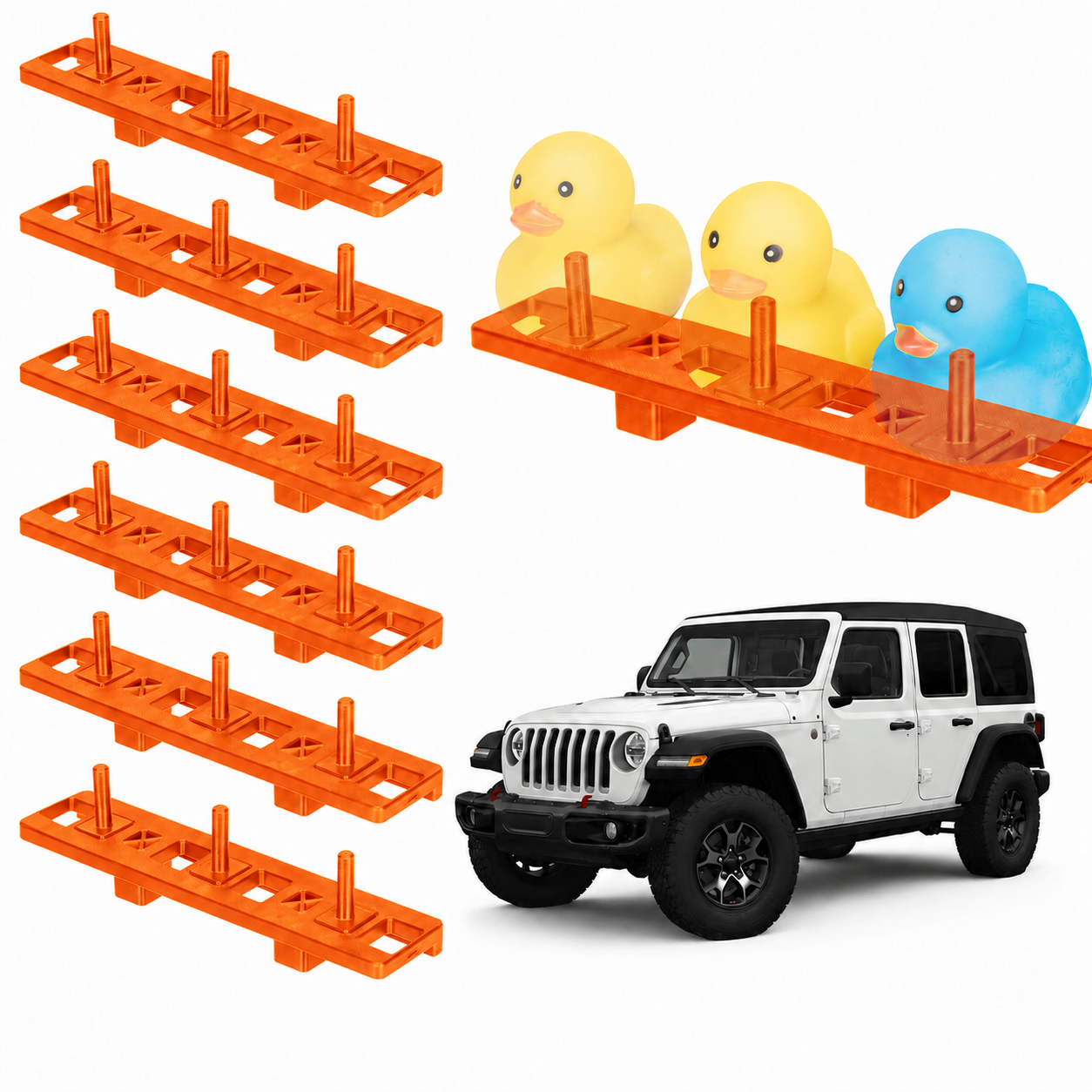 Duck Holder for Jeep Wrangler JL/JT (2018-2023) - 6 Pack
