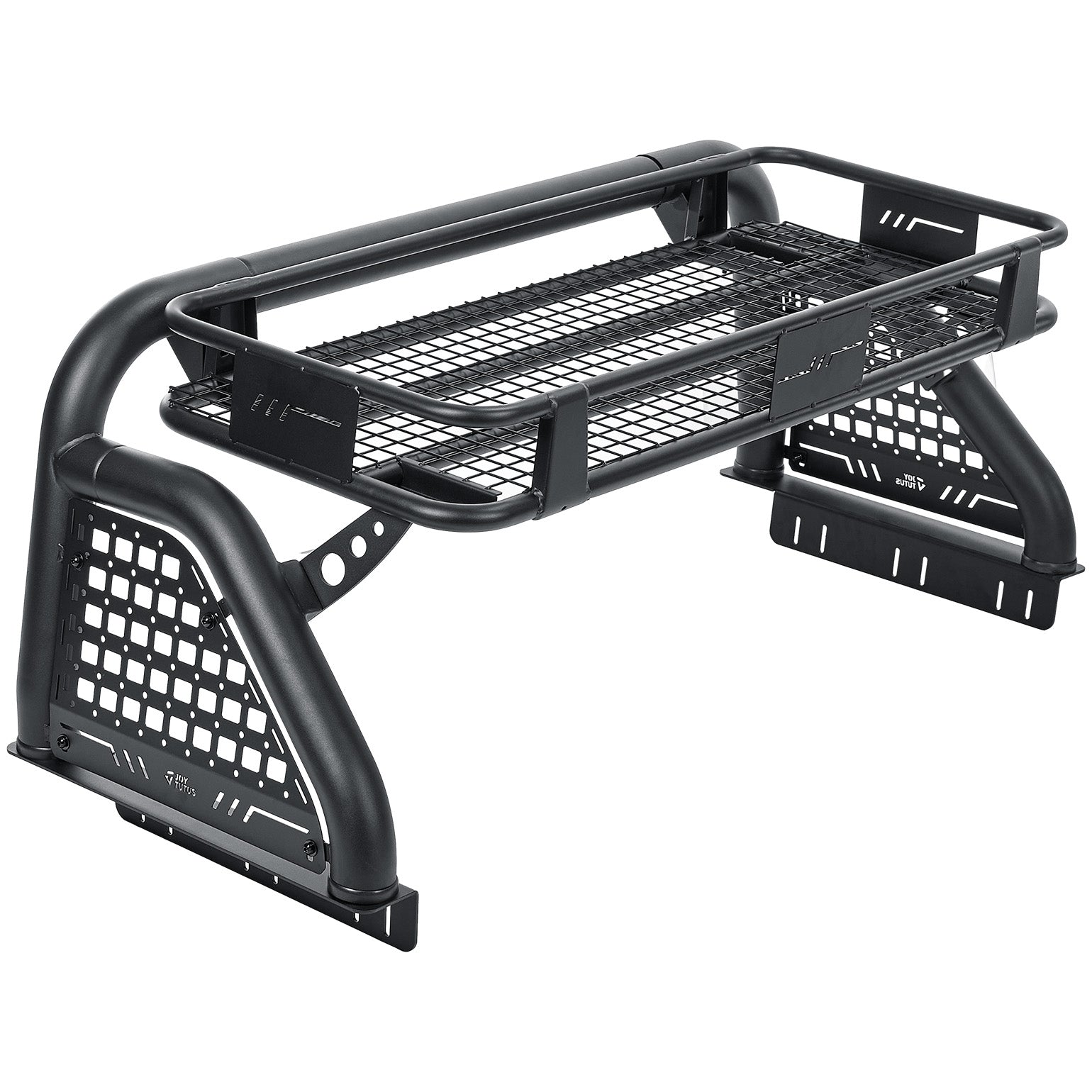 Truck Roll Bar with Cargo Basket for Gladiator JT & Tacoma – Heavy-Duty Mid-Size Truck Chase Rack