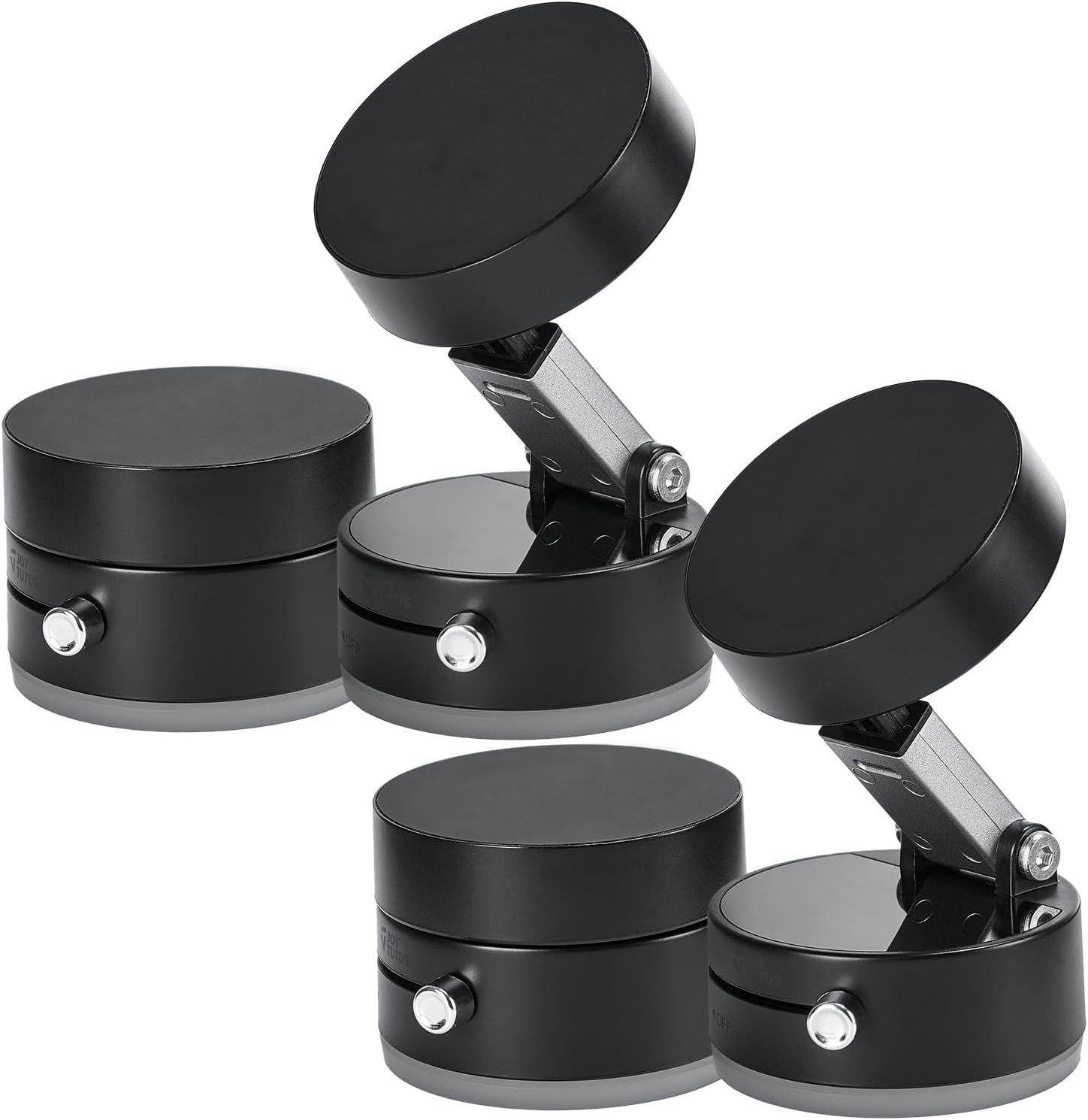 JOYTUTUS Shower Phone Holder, Reusable Suction Cup Phone Mount for Shower, Mirror, Kitchen, Window & Bathroom, Shower Phone Mount Compatible with iPhone 16, 15, 14, 13, 12 & All Phones（2 PCS）