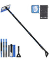 61.3″ Extendable Snow Brush and Ice Scraper, 270° Pivoting Snow Scraper Brush for Car Windshield
