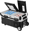 30 Quart Car Portable Refrigerator with Ice Cream Mode,Electric Cooler Fridge,Camping Freezer