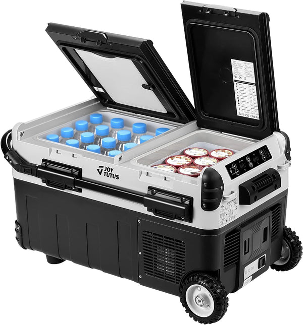 30 Quart Car Portable Refrigerator with Ice Cream Mode,Electric Cooler Fridge,Camping Freezer