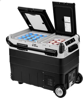 51 Quart Car Portable Refrigerator with Ice Cream Mode,Electric Cooler Fridge,Camping Freezer