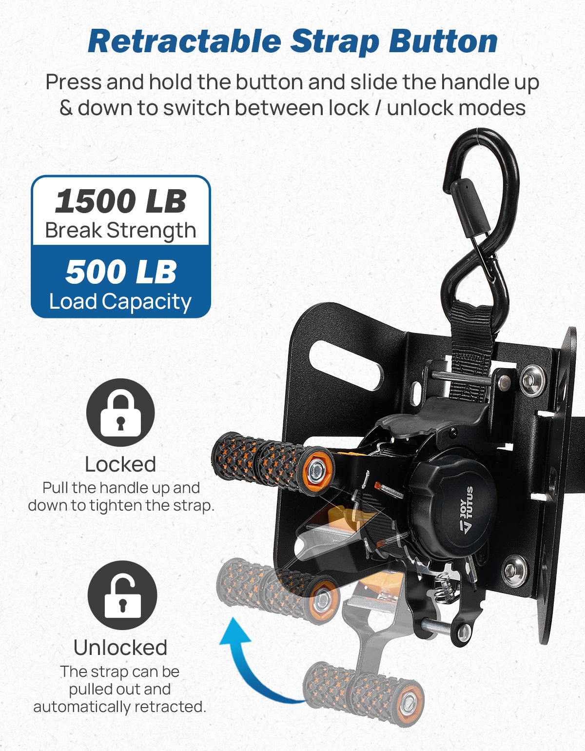 Retractable Ratchet Straps for Ford Maverick (2022–2026) – Heavy-Duty Tie Down System