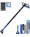 47.7″ Extendable Snow Brush and Ice Scraper, 270° Pivoting Snow Scraper Brush for Car Windshield