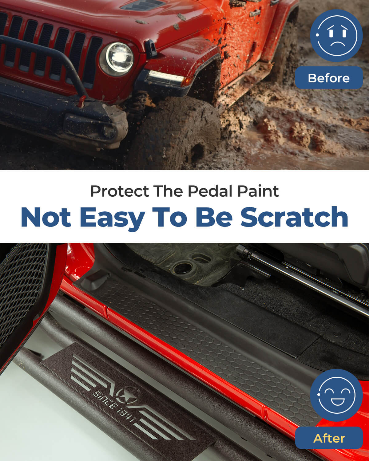 Door Sill Guards for Wrangler JL 4-Door & Gladiator JT 2018–2024