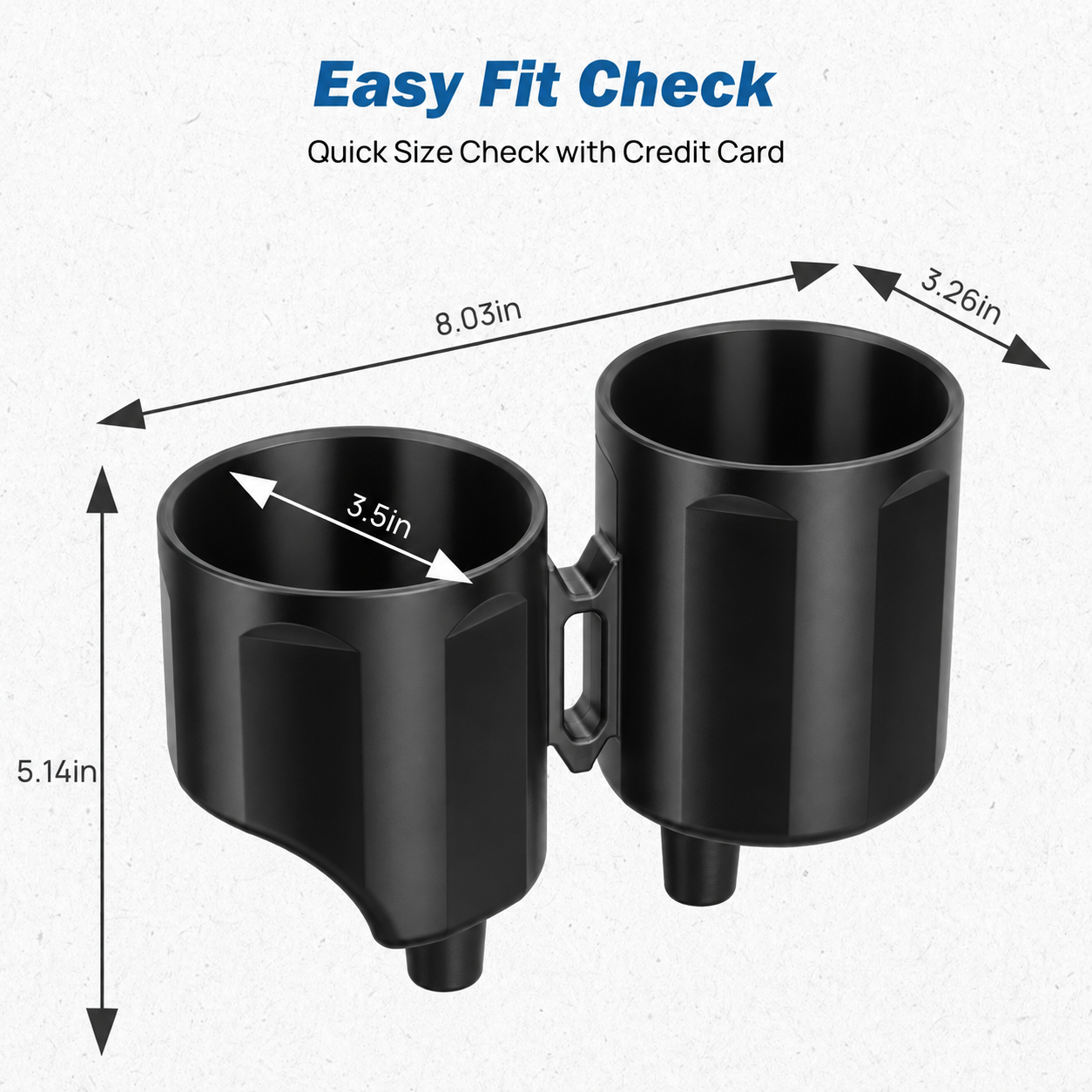The Original 3rd Cup Holder for Jeep Wrangler JL & Gladiator – 3D-Printed